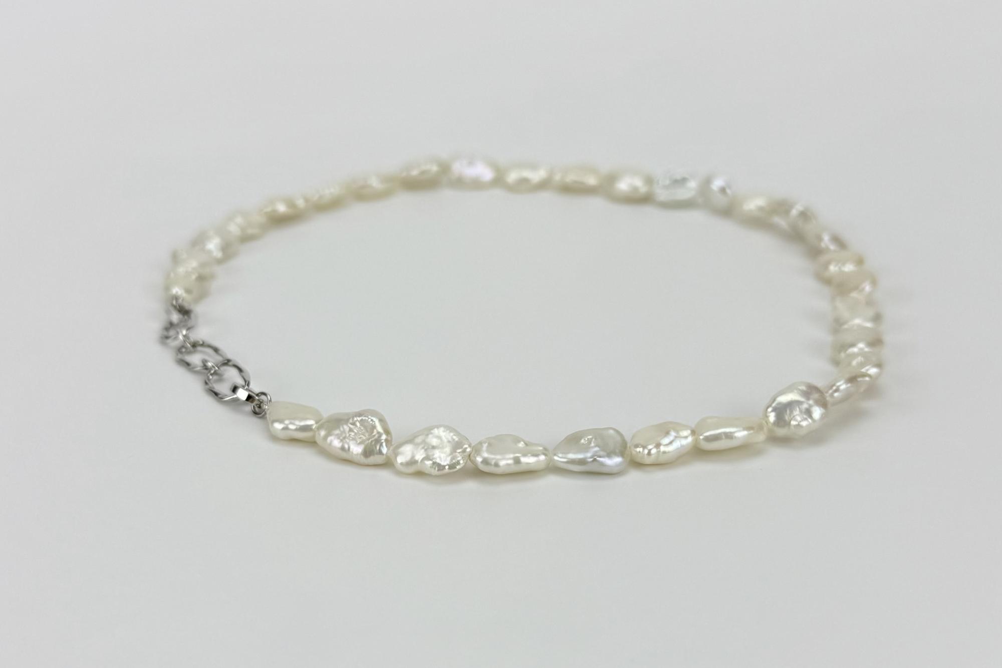 Чокер из натурального жемчуга ROSSO