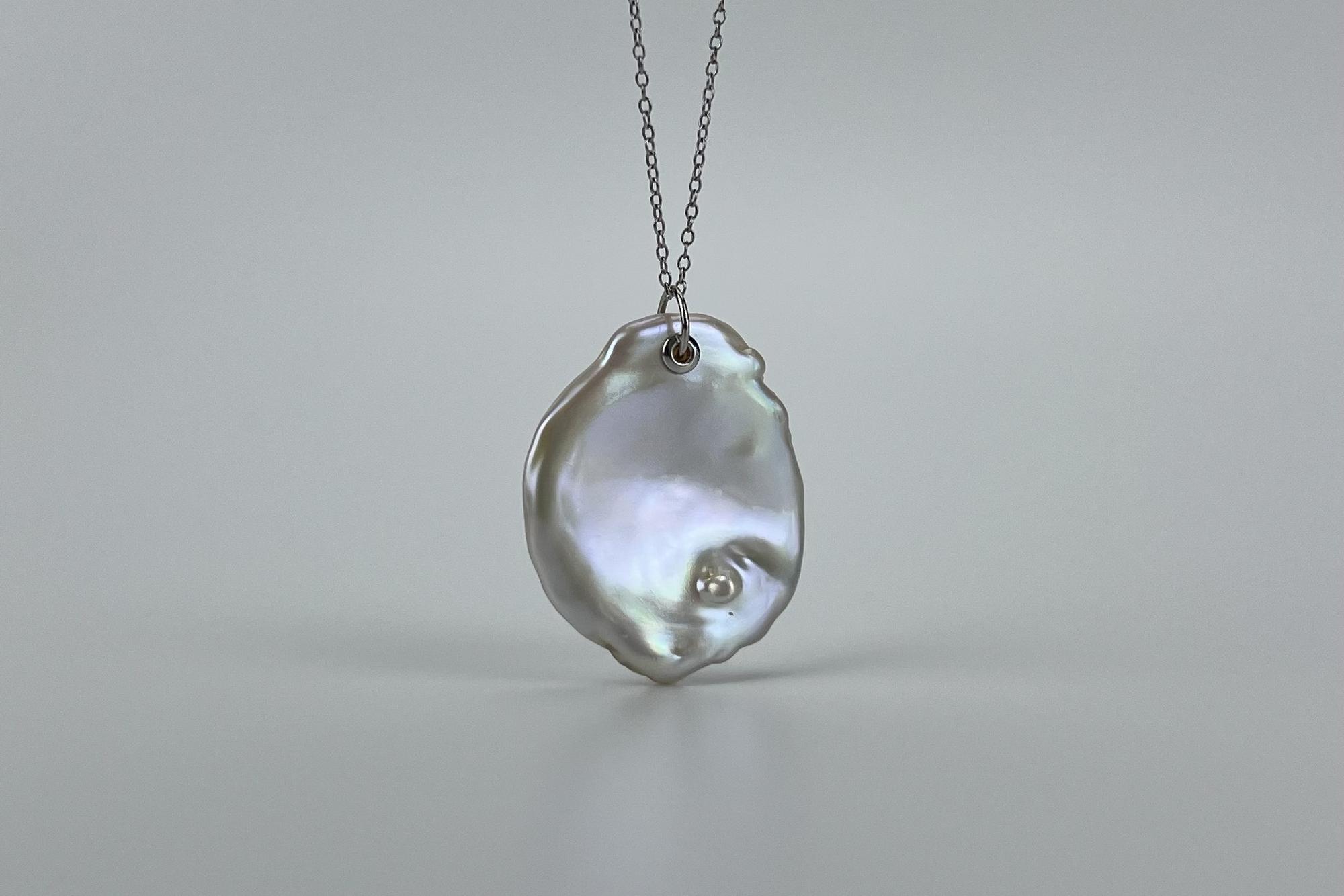Подвеска с очень крупной жемчужиной ATAKAMA