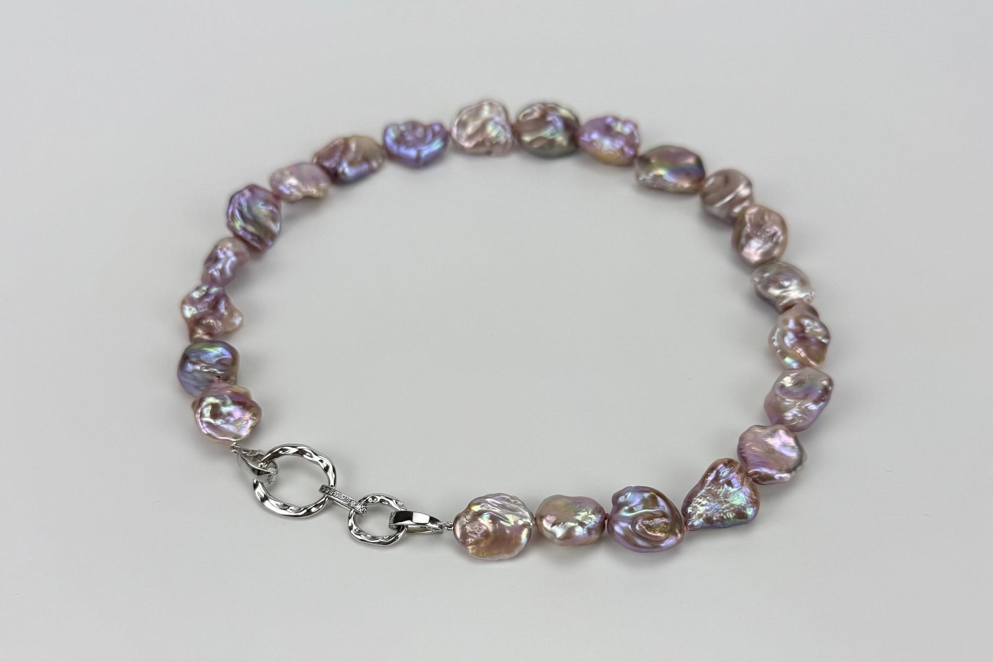 Колье из розового жемчуга SONORA