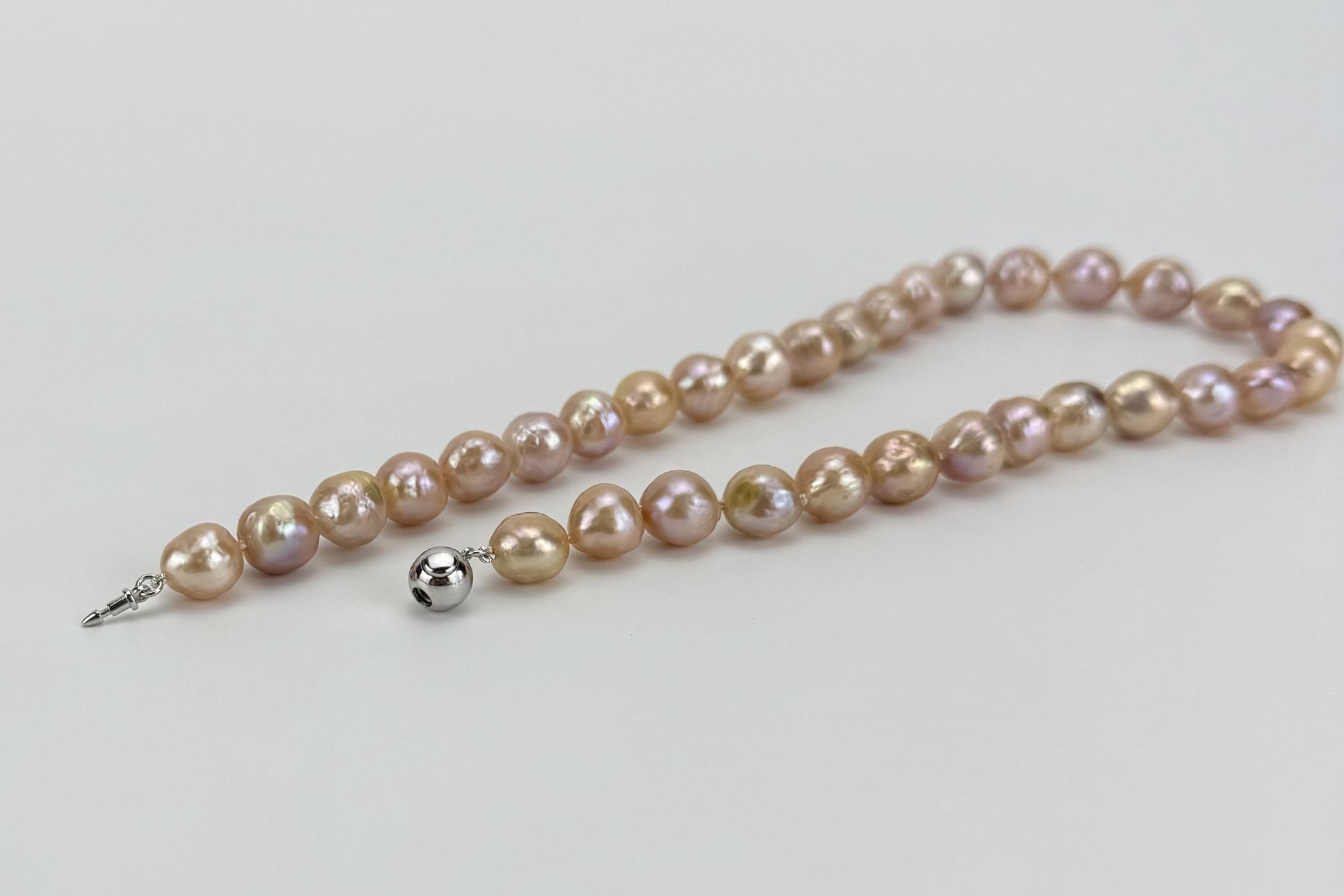 Чокер из натурального персикового жемчуга METEOR PEARL