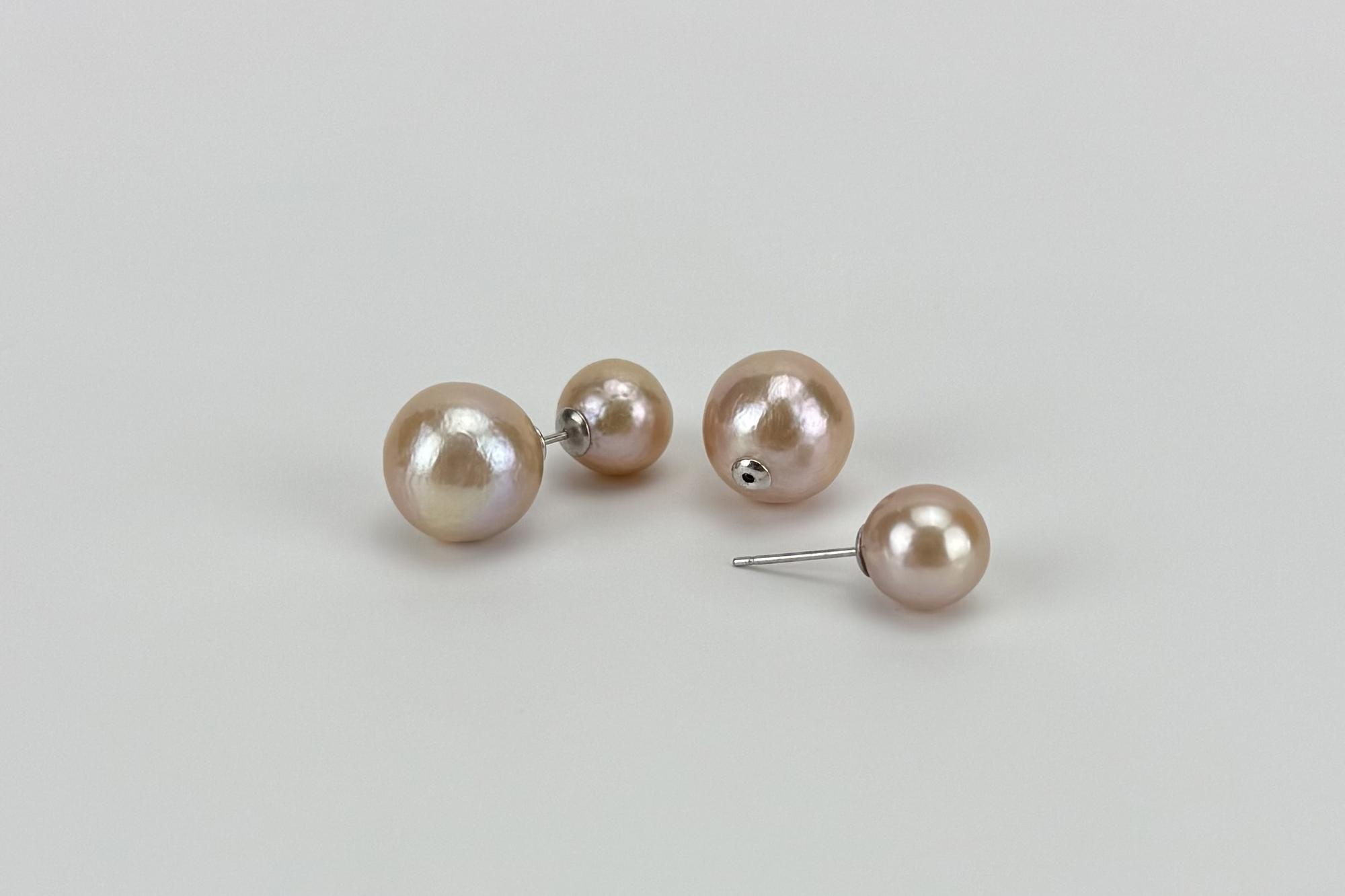 Крупные серьги TRIBALES METEOR PEARLS