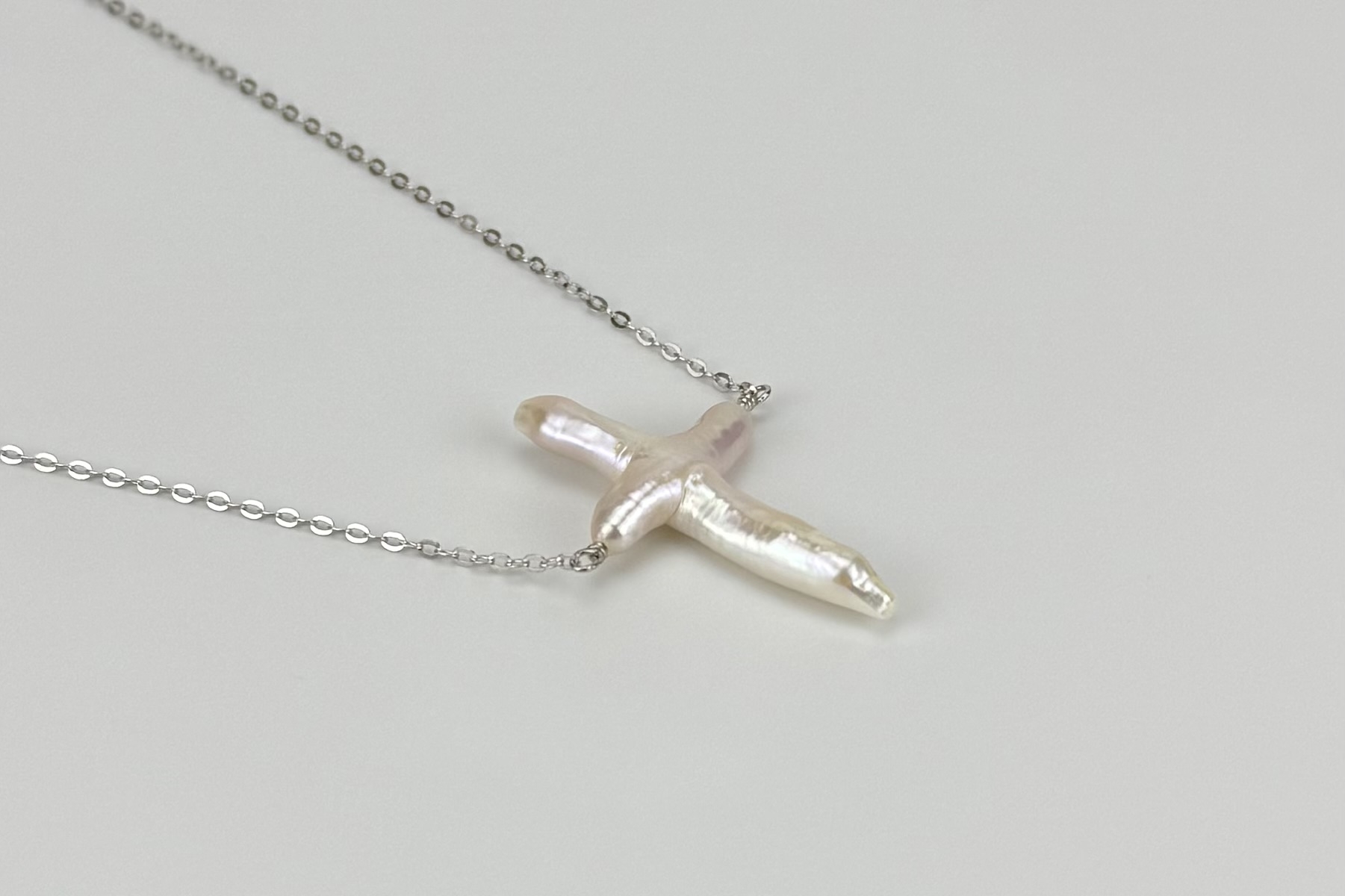 Подвеска жемчужный крестик NATURAL CROSS