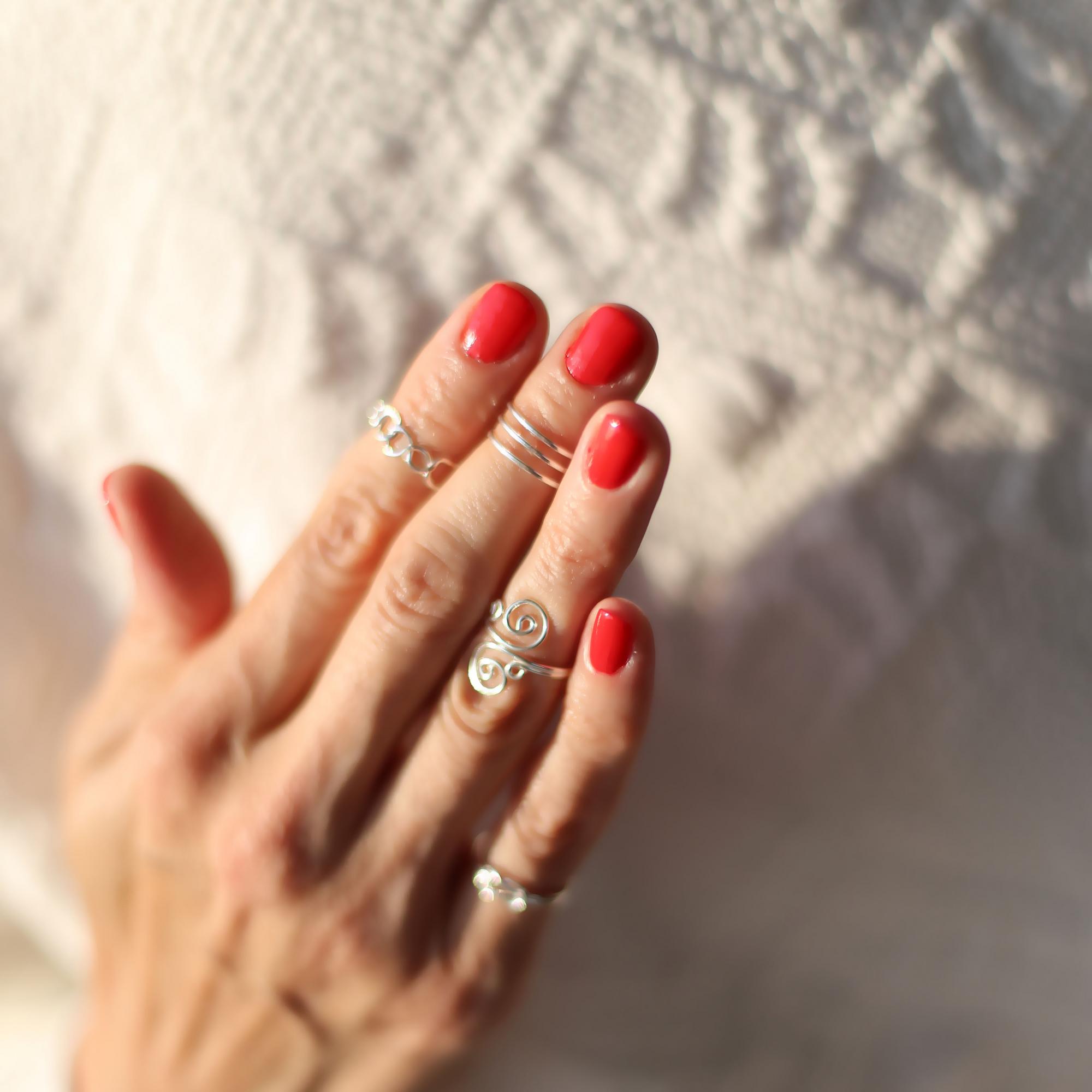 Мини-колечко на фалангу или палец ноги 2P539