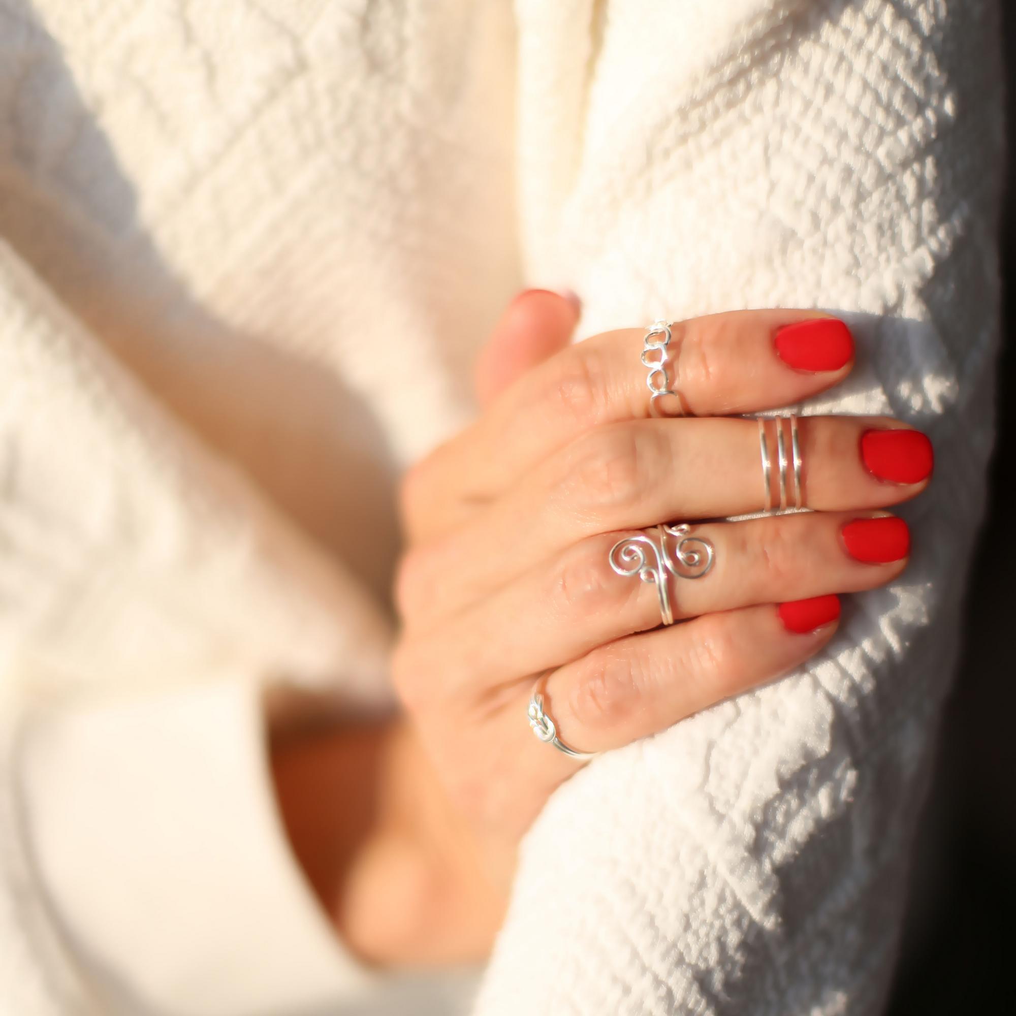 Мини-колечко на фалангу или палец ноги 2P541