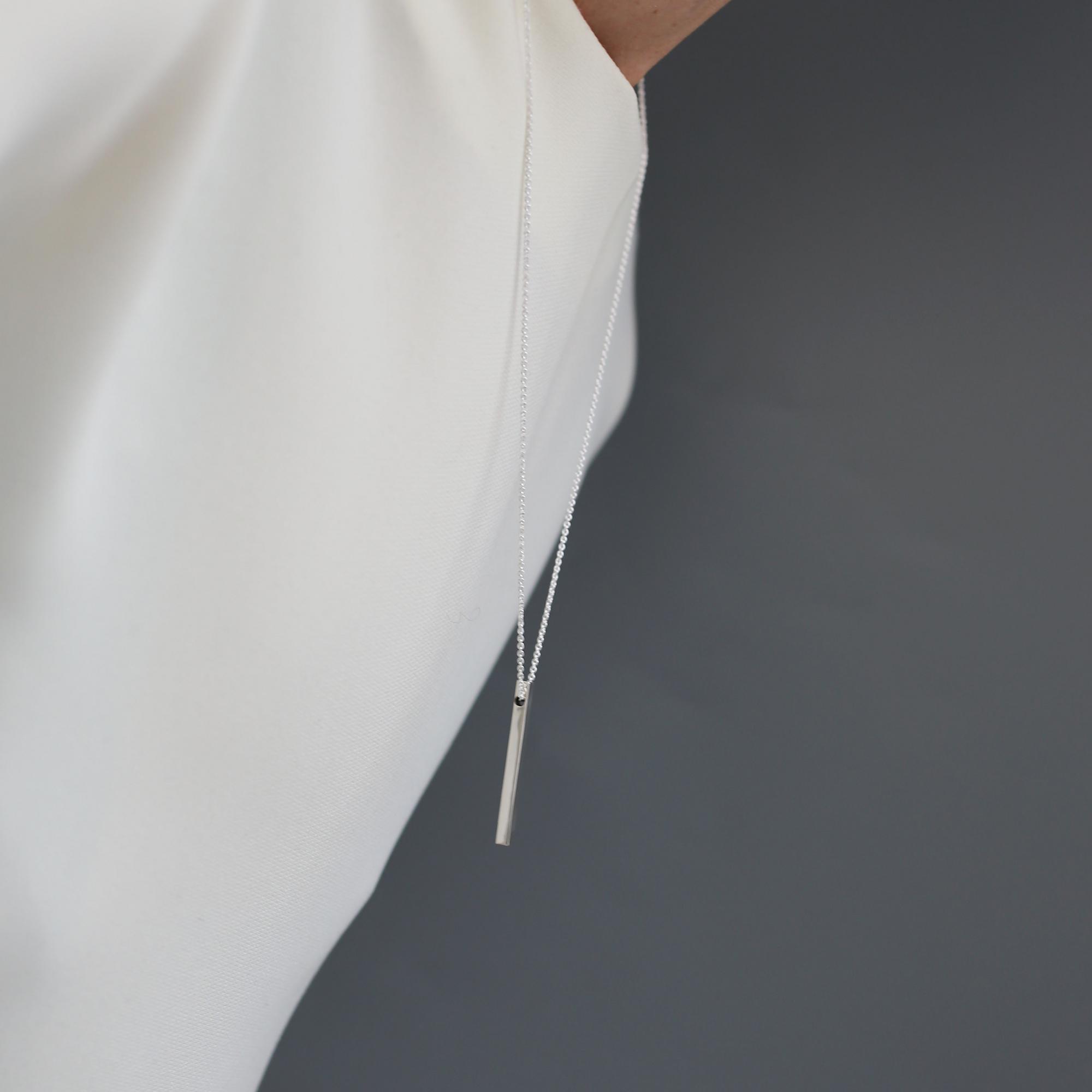 Серебряная подвеска Палочка 4P437