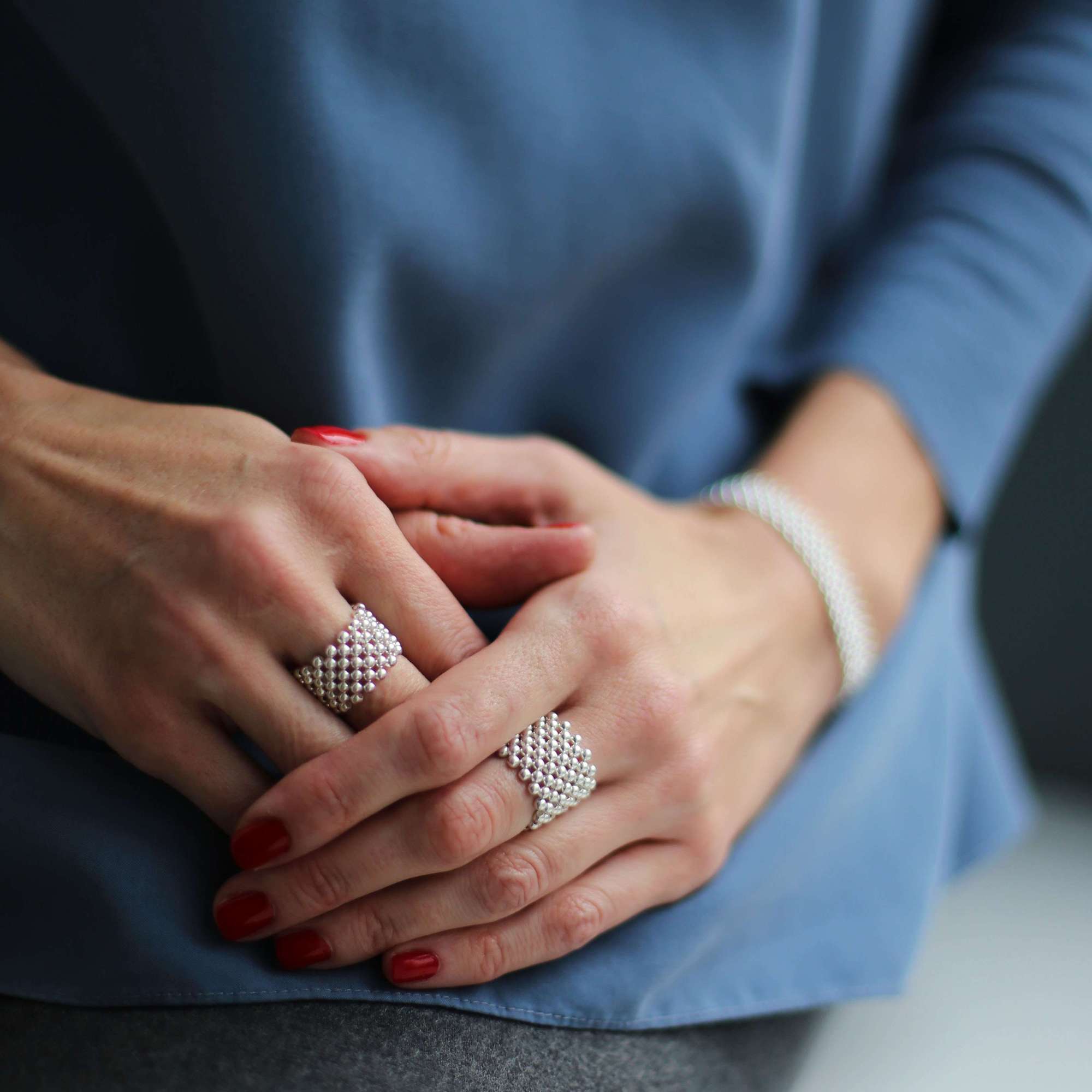 Серебряное кольцо 2P611