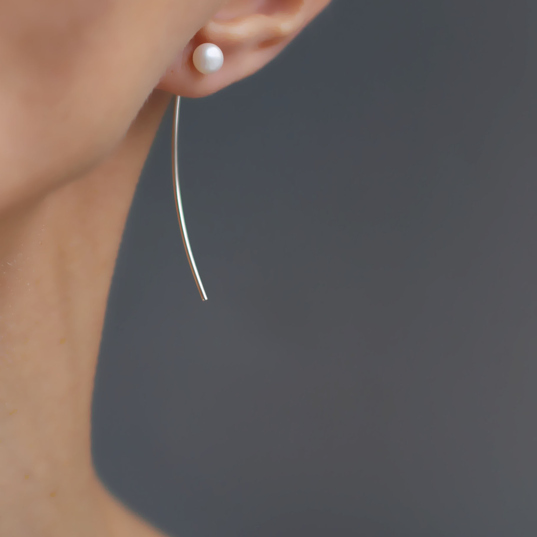 Серьги с жемчугом 1P492