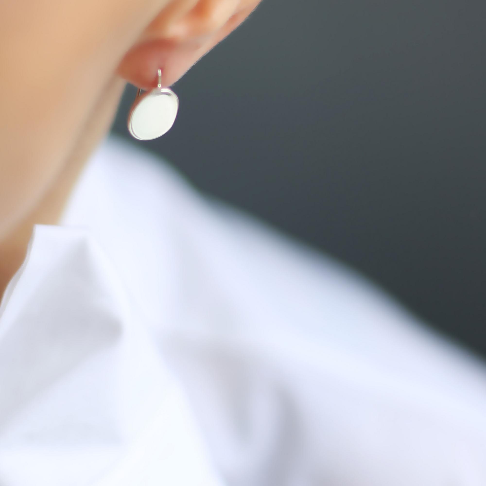 Серьги овалы малые 1P2060