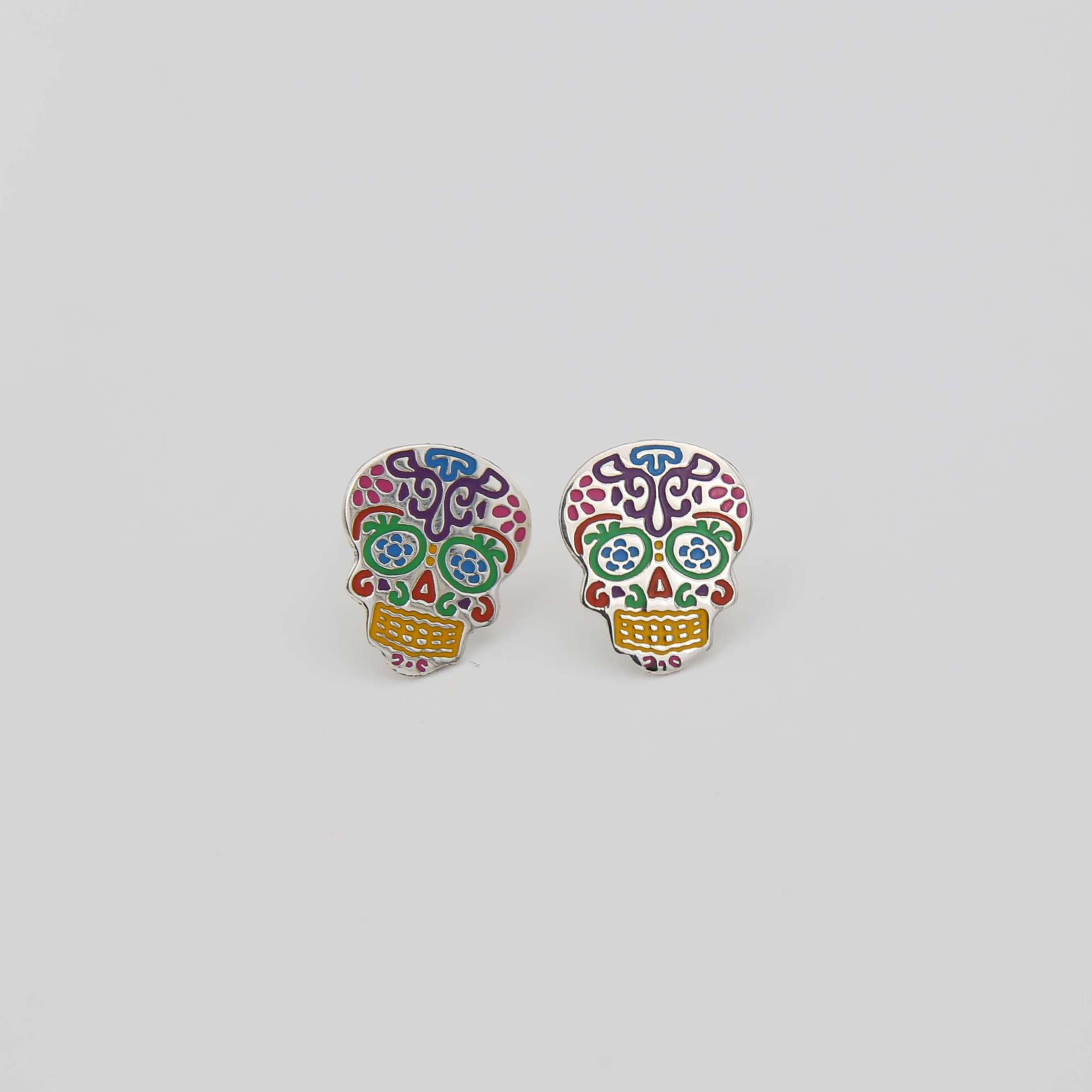 Гвоздики Сахарные черепа Calavera яркие 1P2027