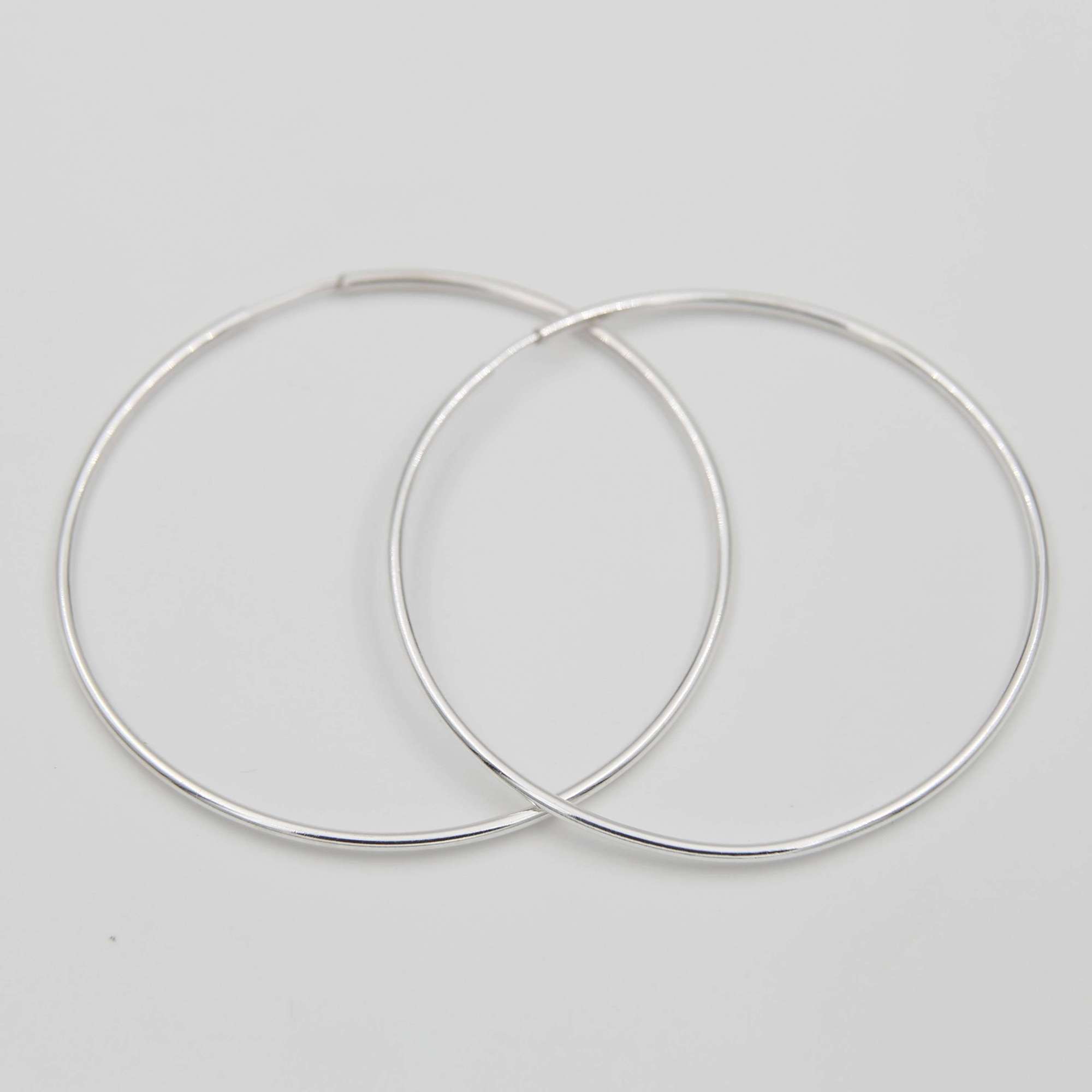 Серьги-кольца большие  1P2102