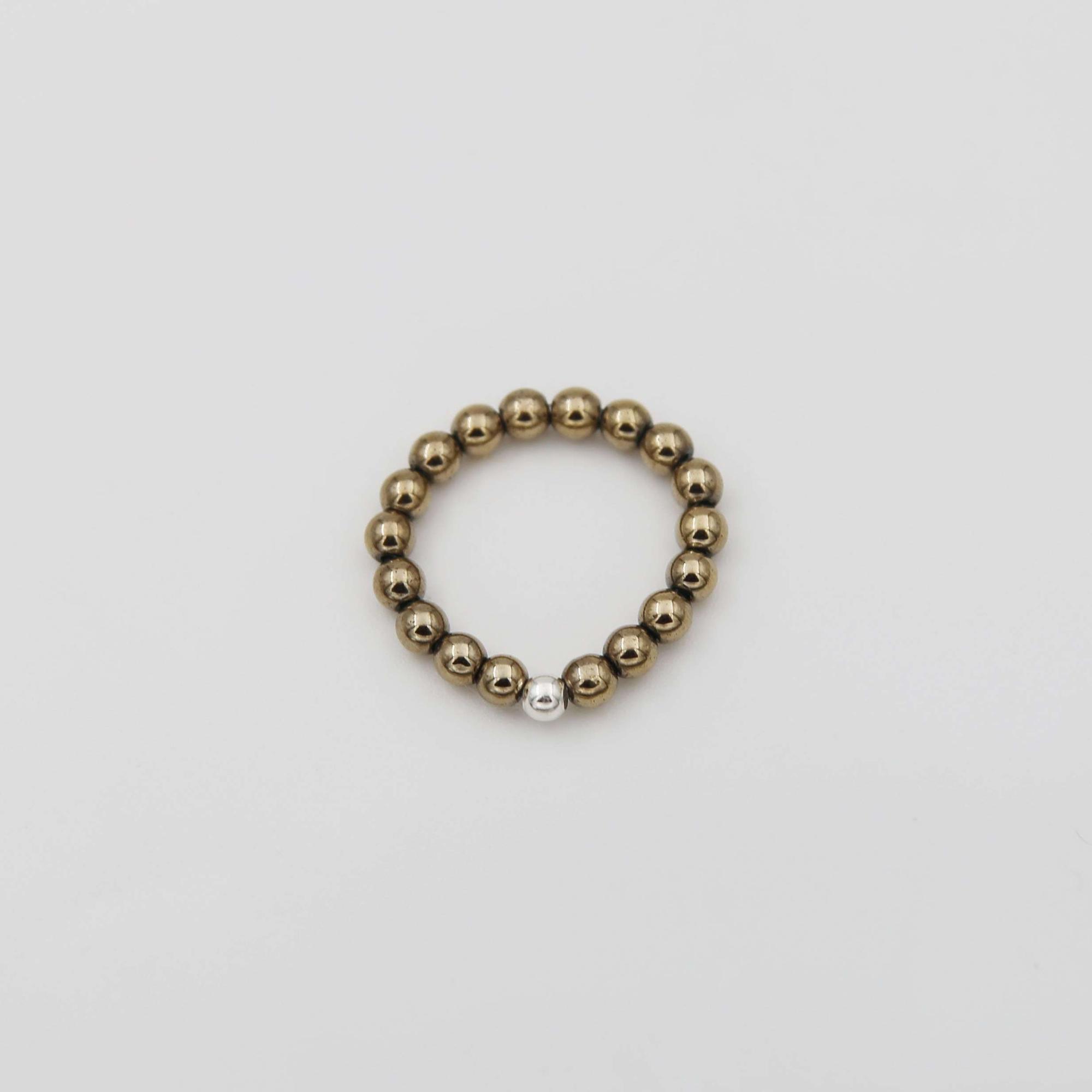 Кольцо из гематита 2P1036