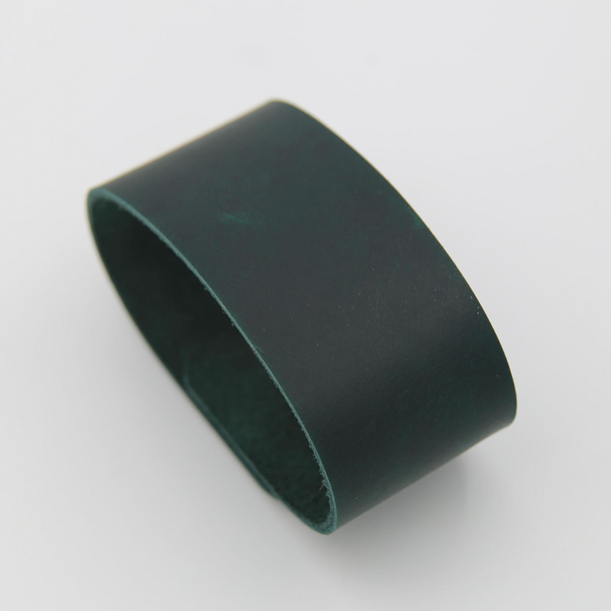 Кожаный браслет цвет Хвоя 3P477