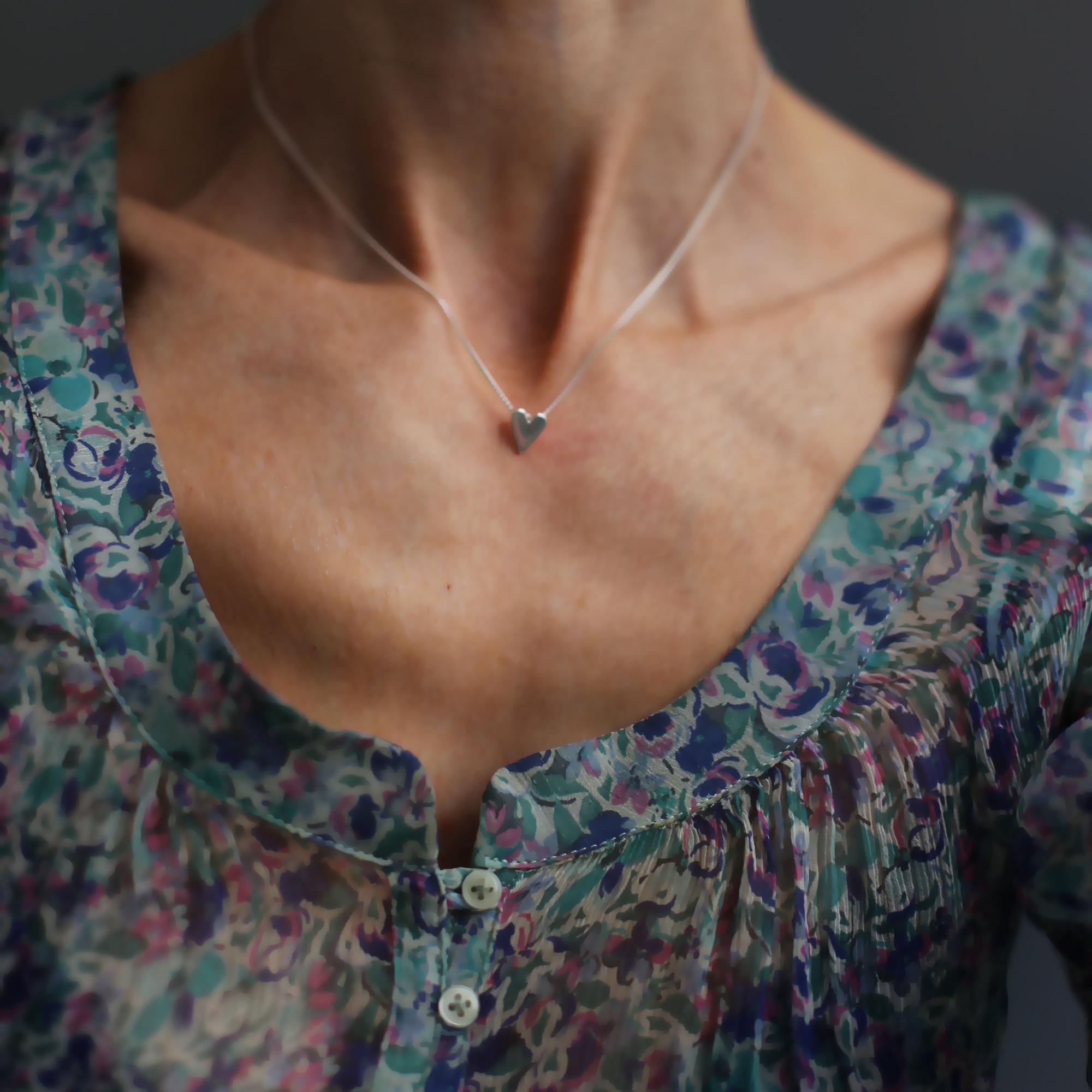 Подвеска Сердце глянцевое 4P741