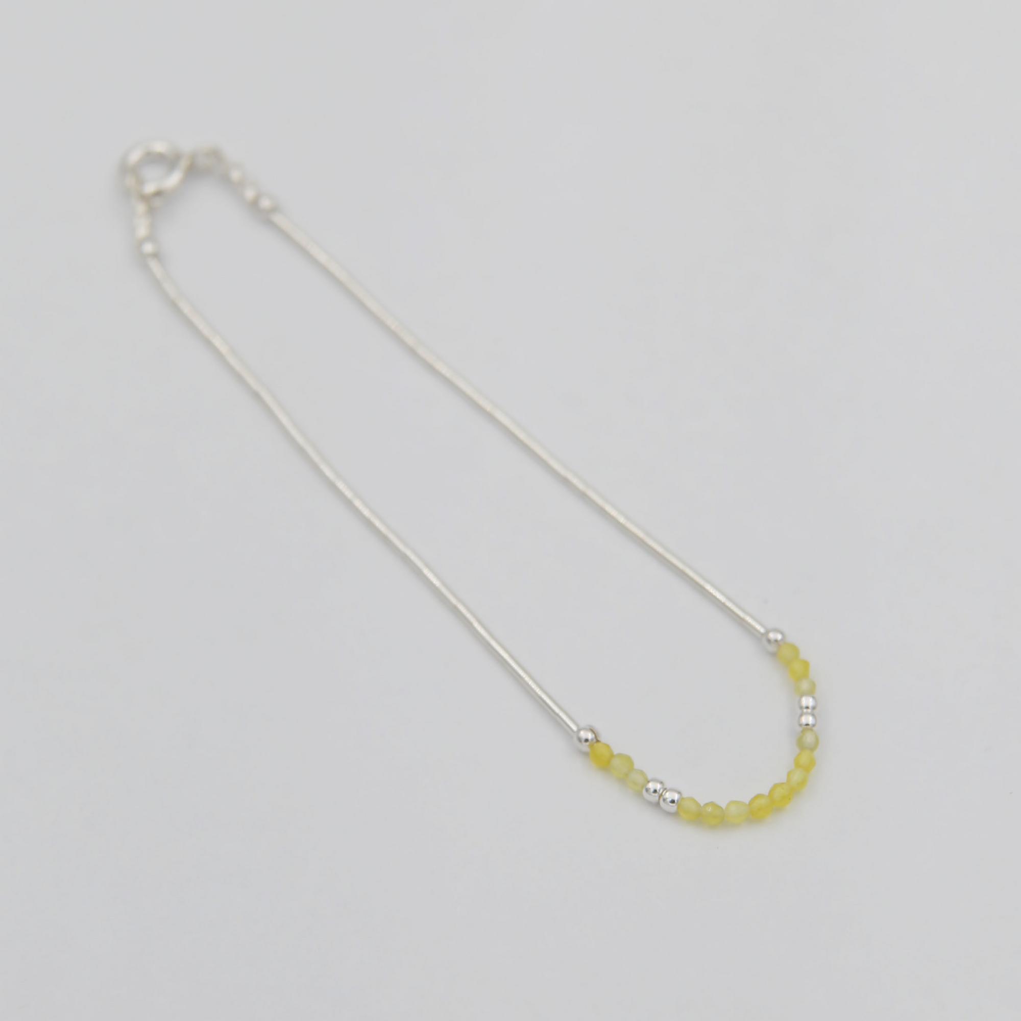 Браслет-нить с цитрином 3P578