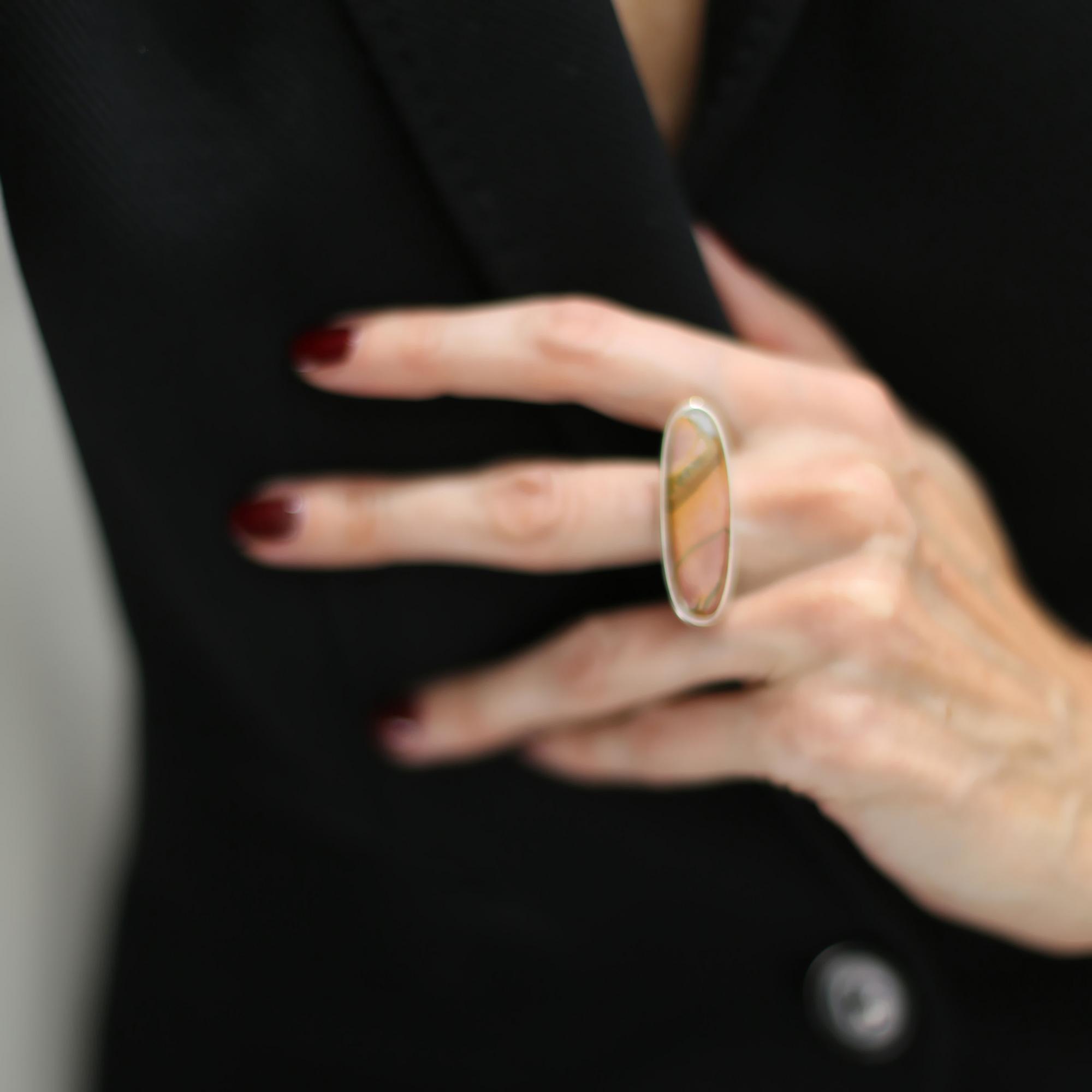 Кольцо с Яшмой 2P1169