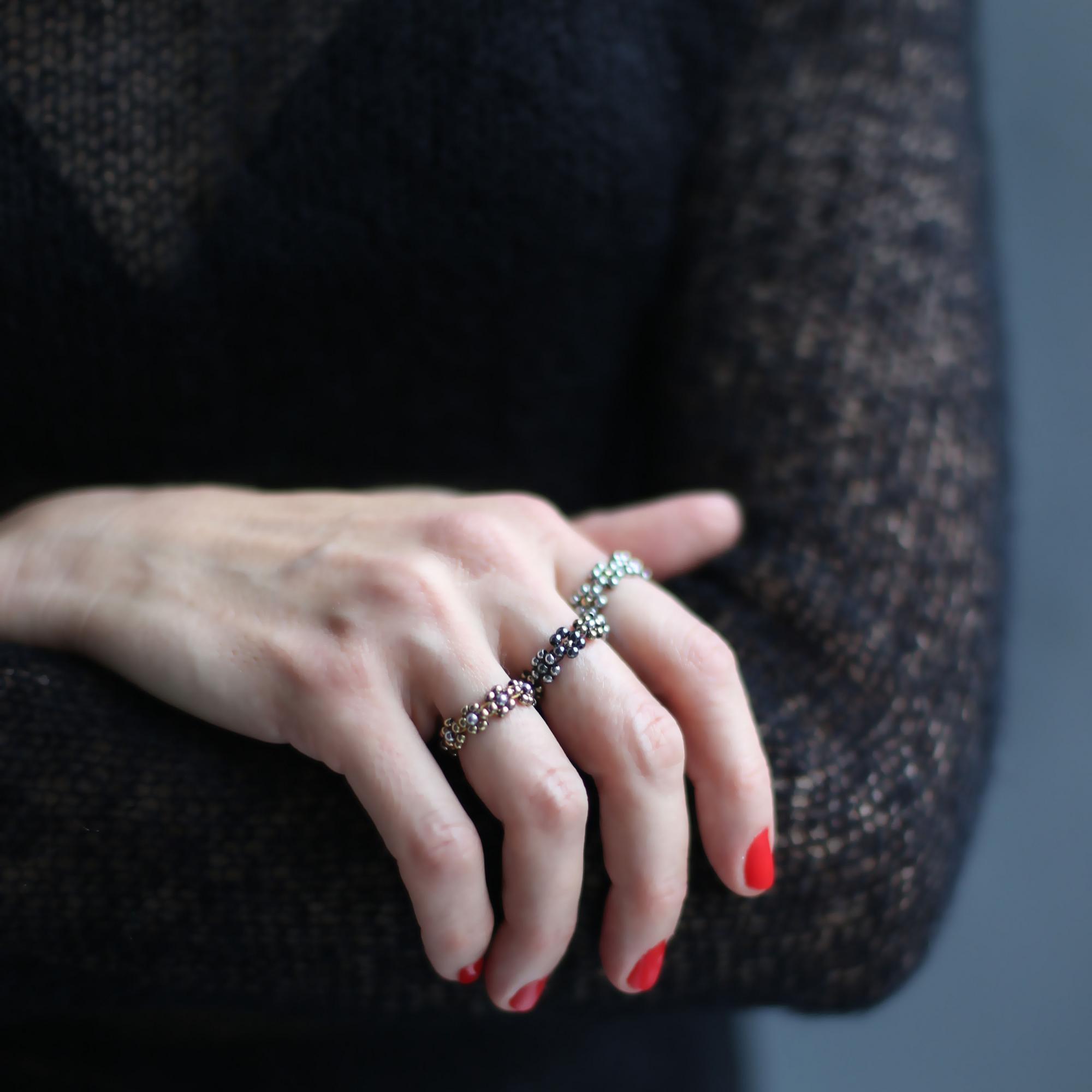 Кольцо из гематита 2P1205