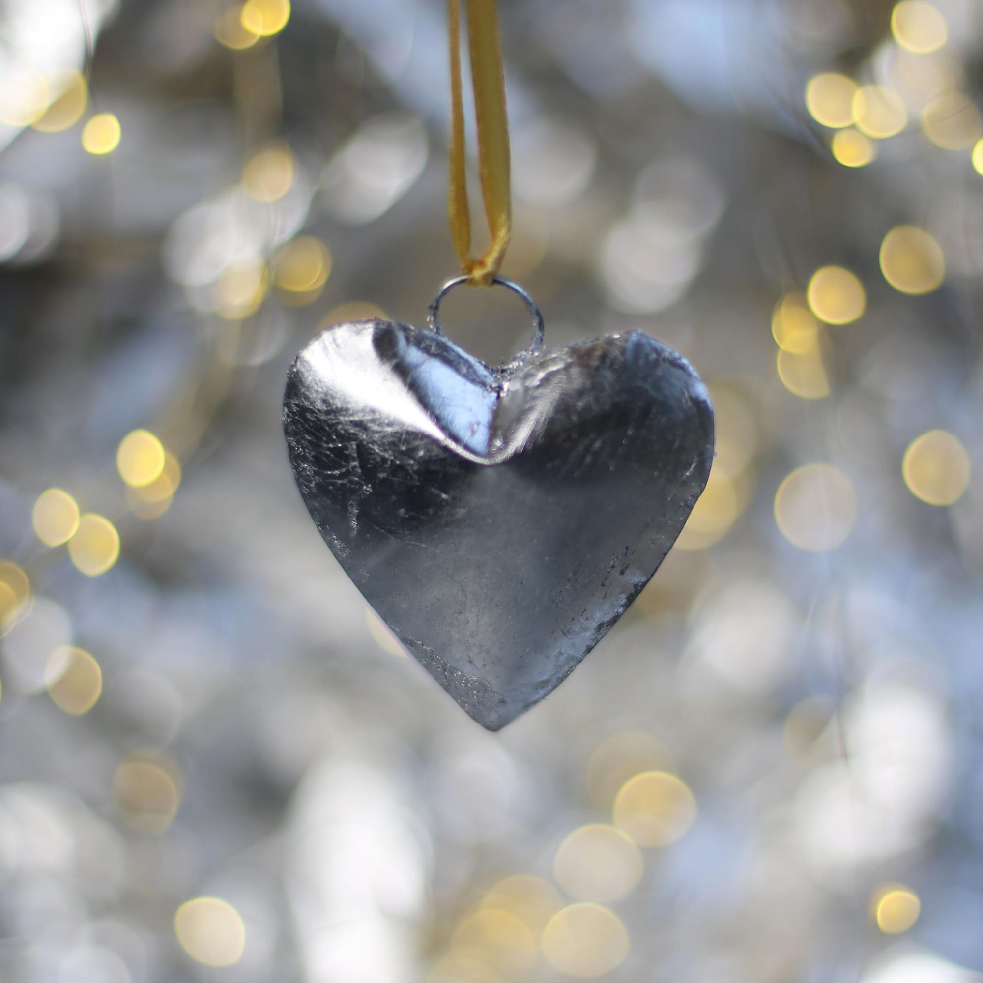 Сердце серебряное A49