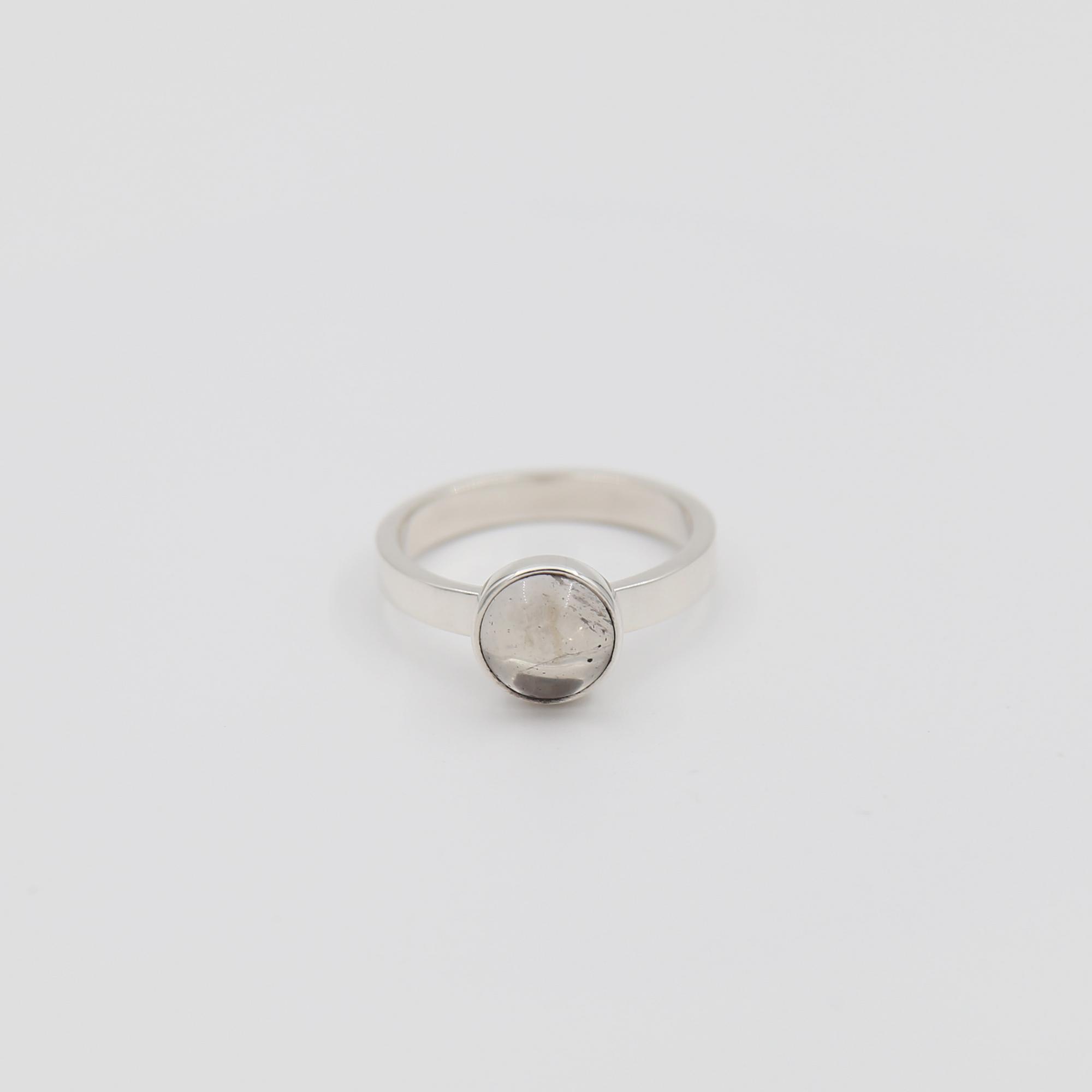 Кольцо с горным хрусталем 2P952