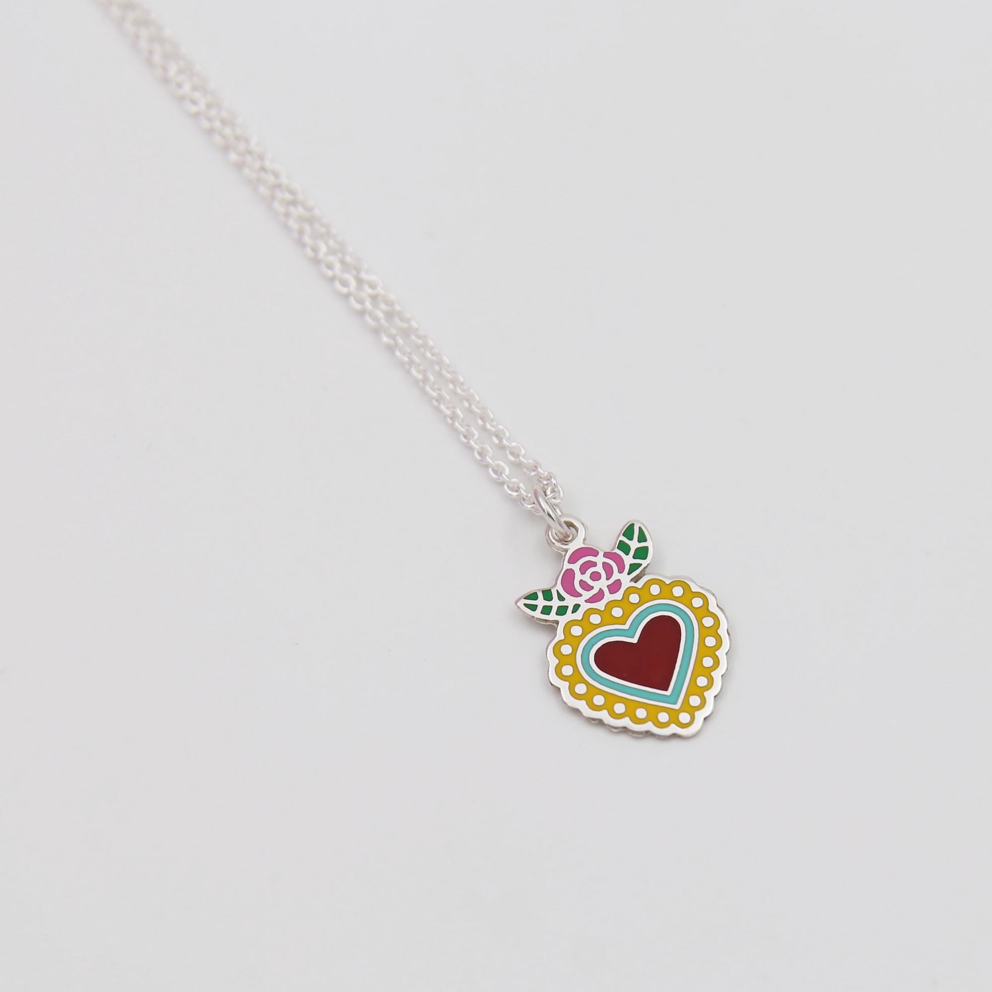 Подвеска Сердце жёлтое Mi corazón 4P984