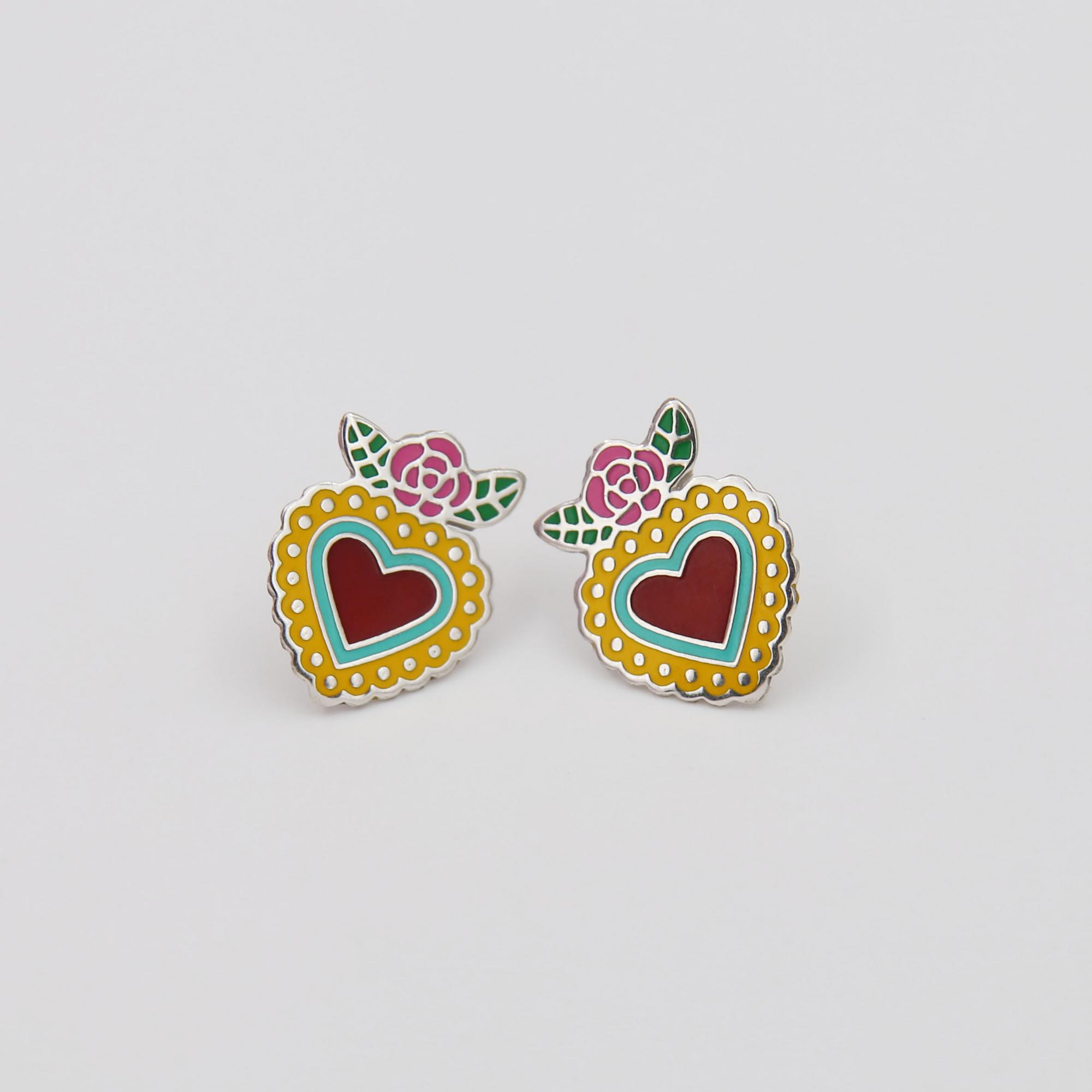 Гвоздики Сердца жёлтые Mi corazón 1P2607