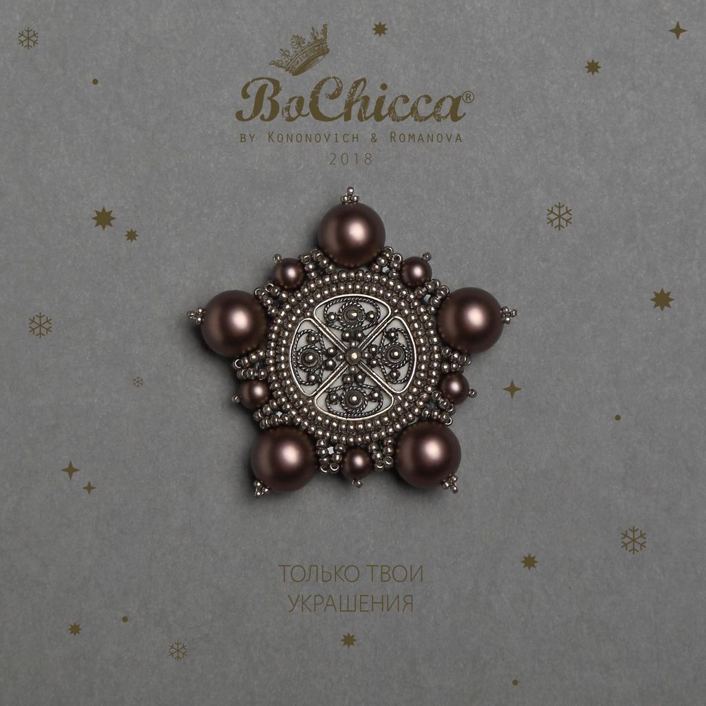 брошь Cherry Fondue