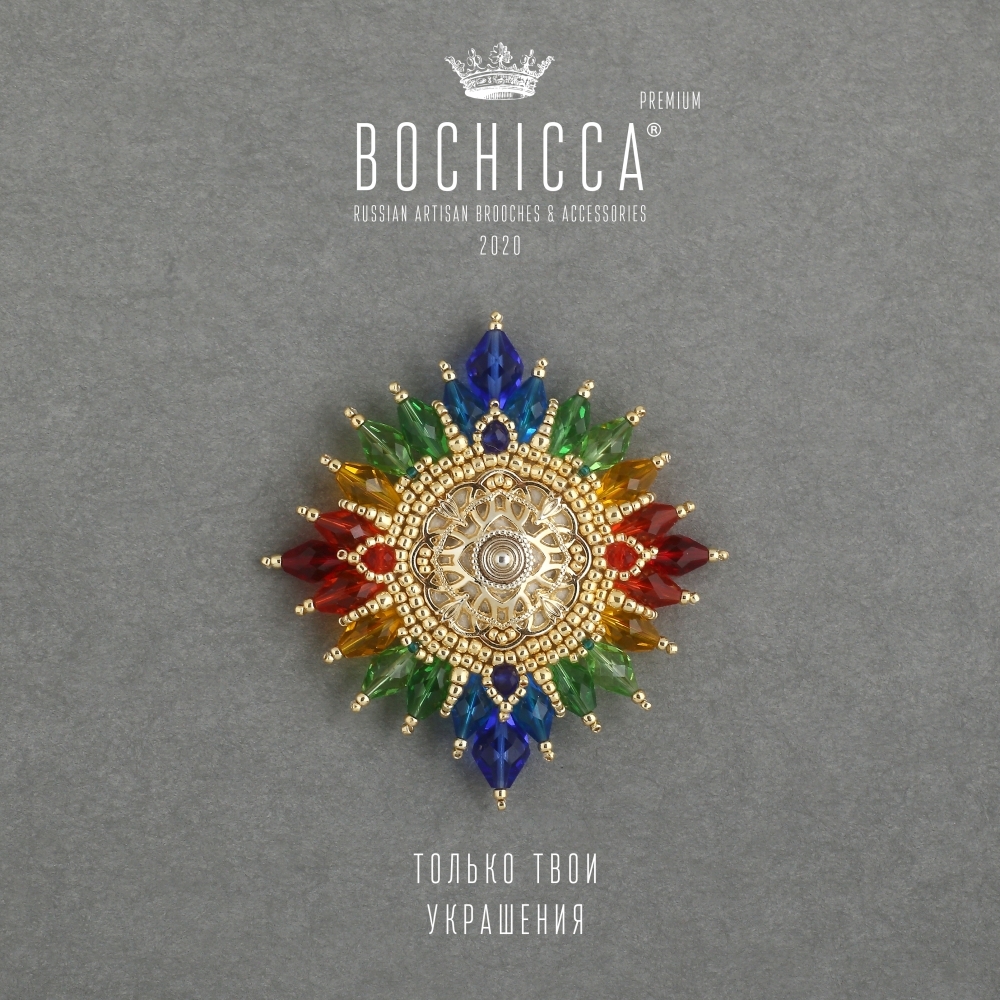 брошь Été Indien