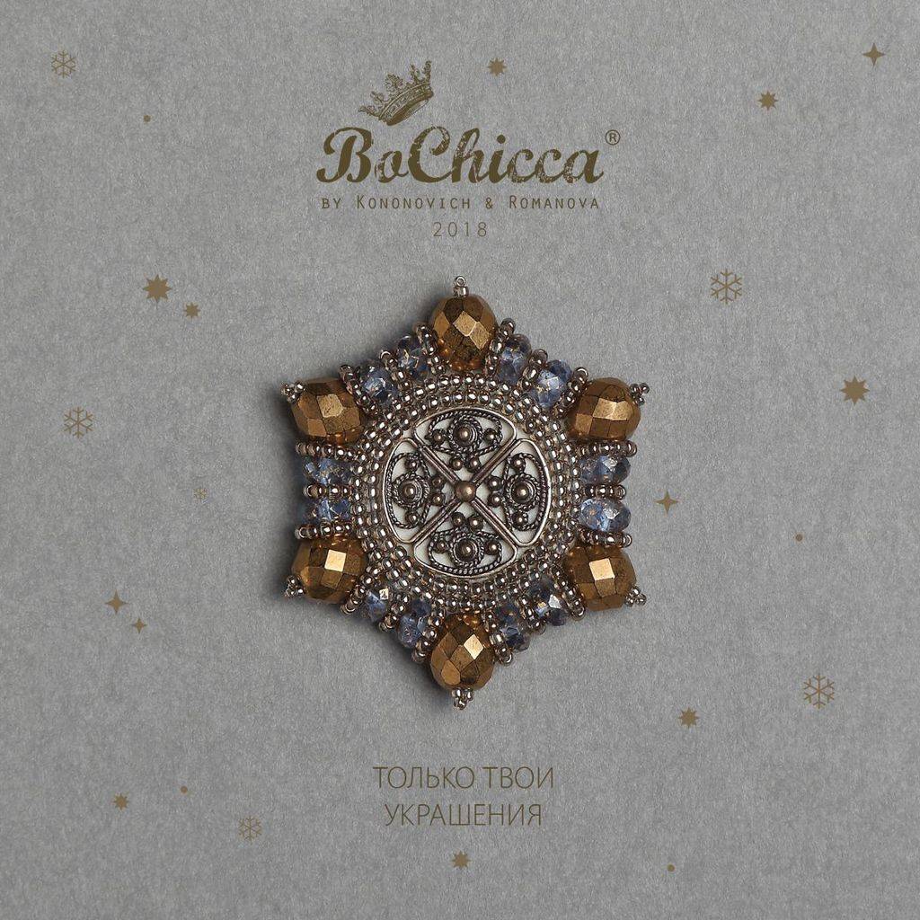 брошь Tarta de Santiago