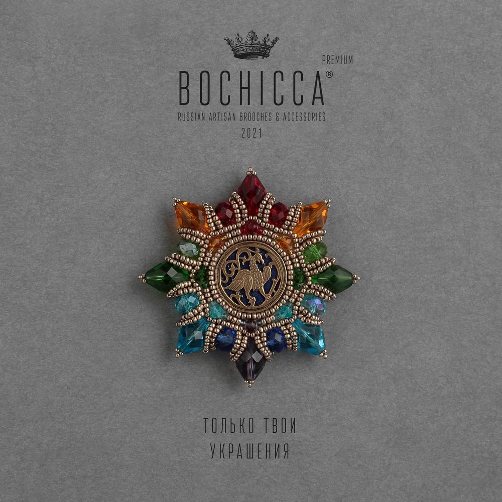 брошь Bird of Rain