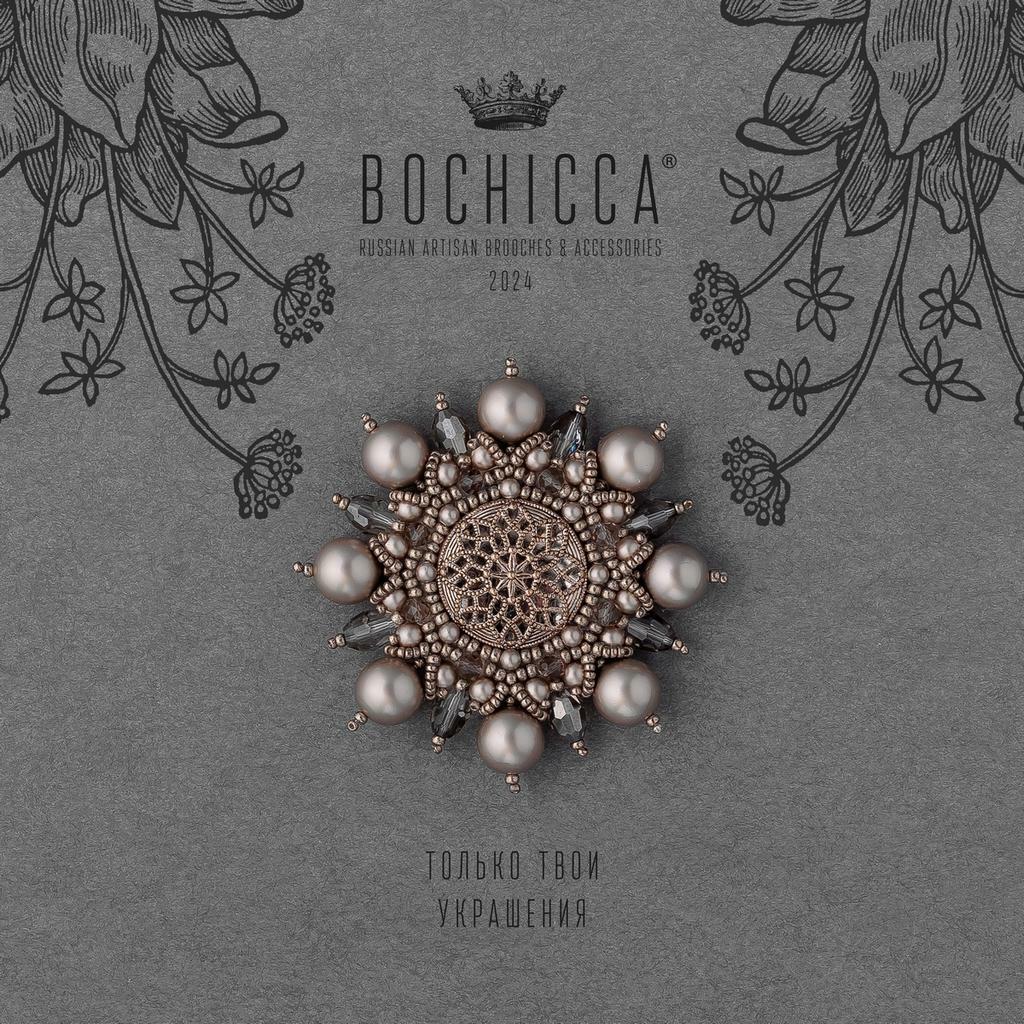 брошь Medieval Sun