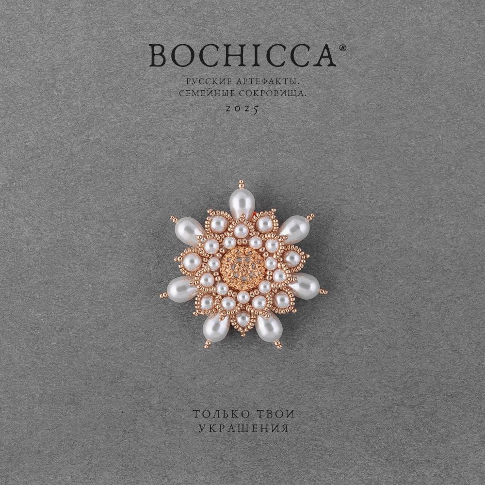 брошь Rosa Candida