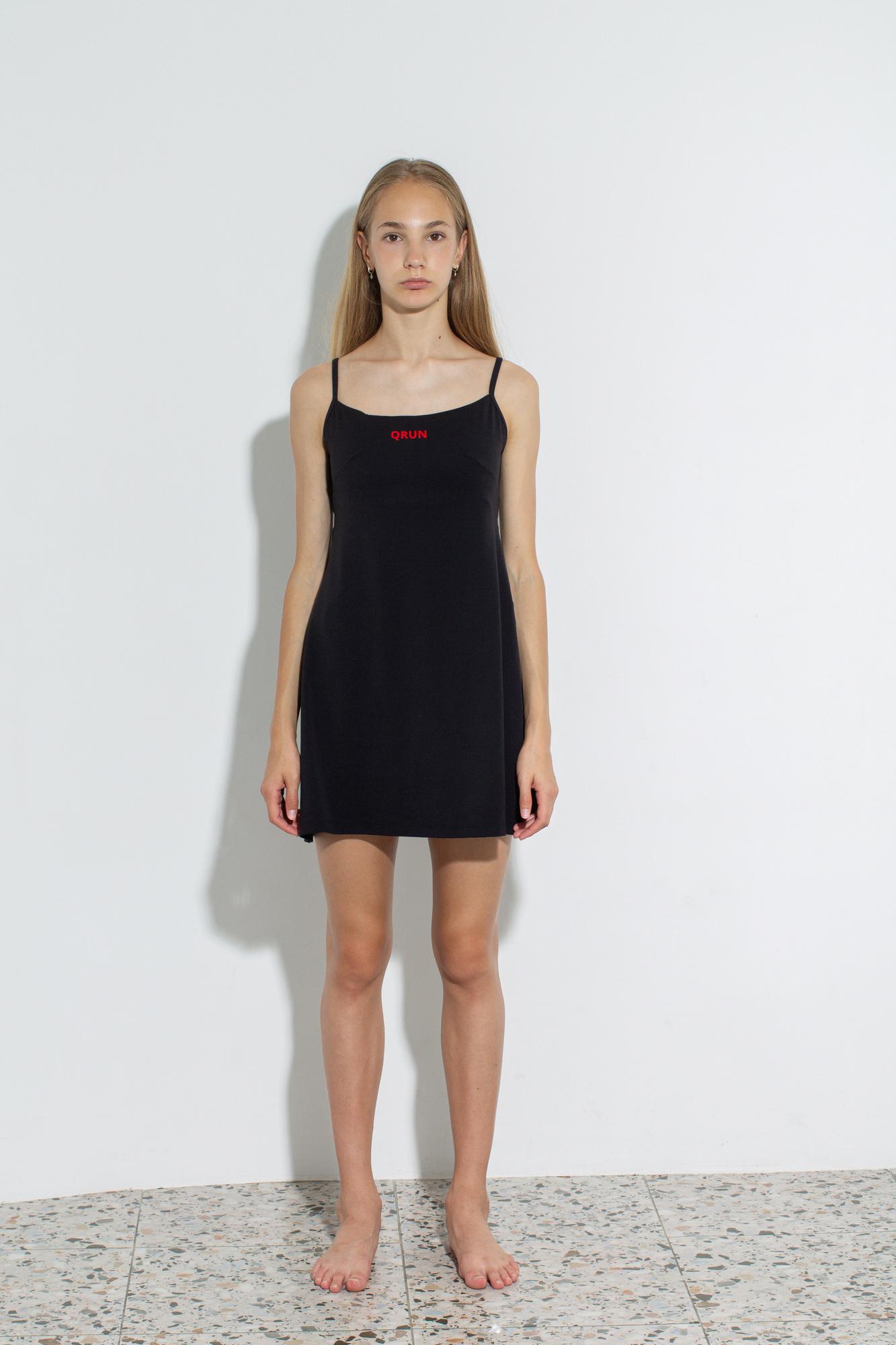 Беговое платье  «Bloom» BLACK