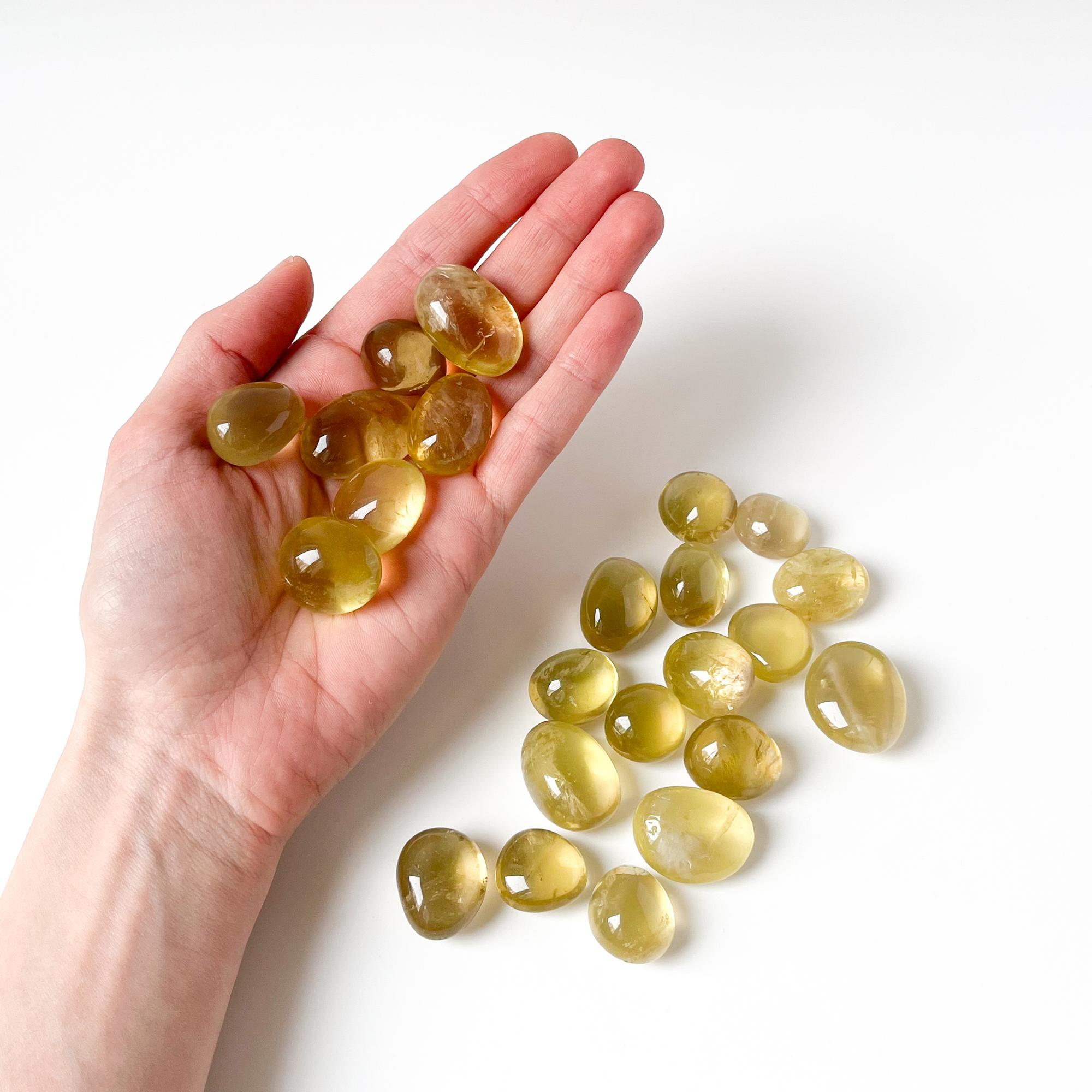 Цитрин - галтовка