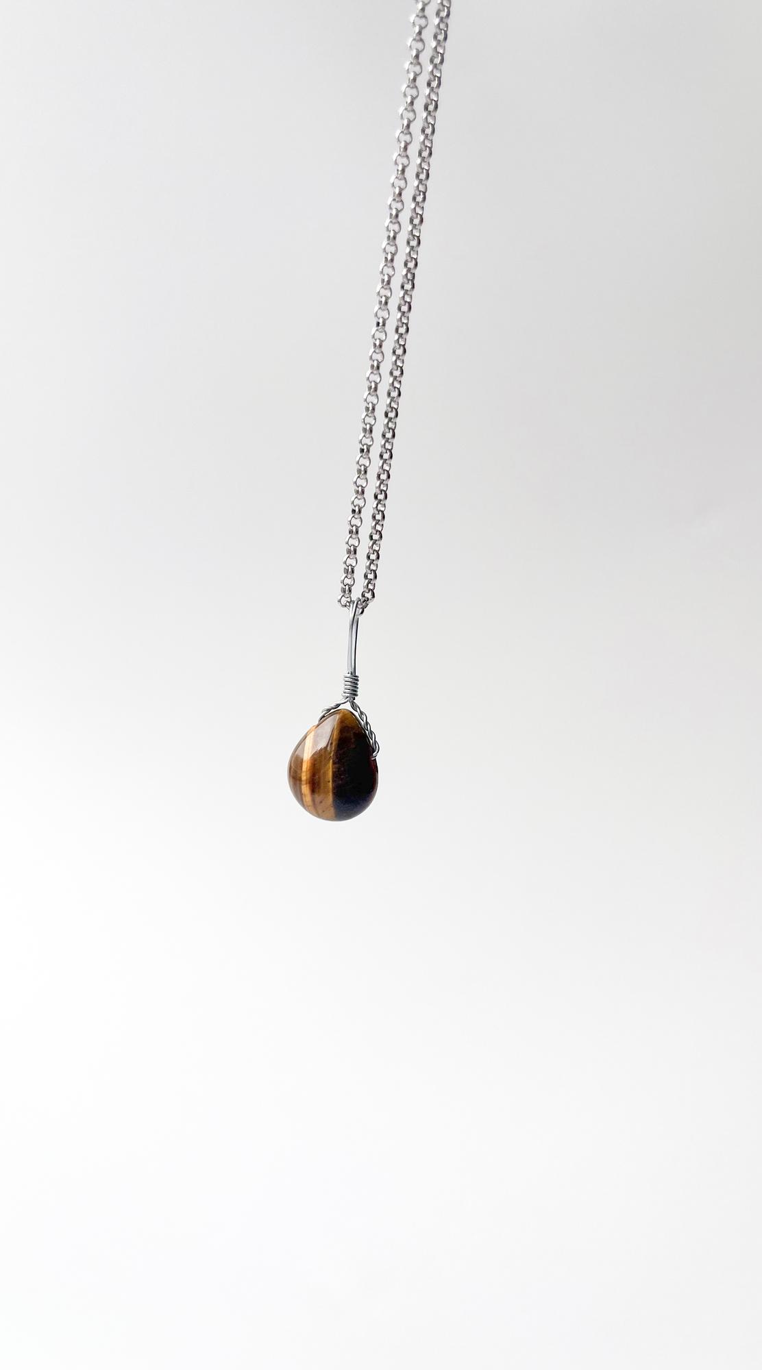 Кулон - Тигровый глаз