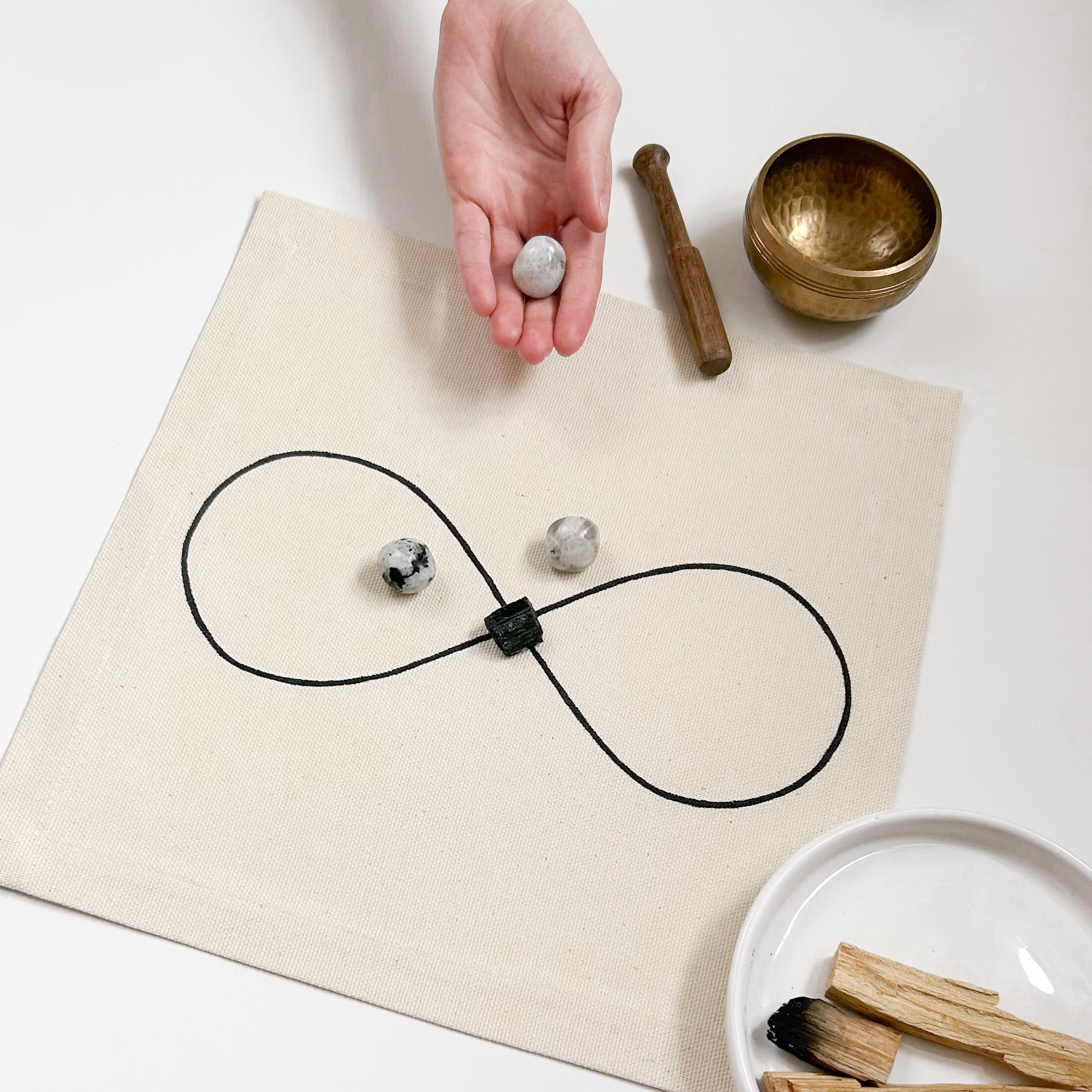 Коврик для работы с кристаллической решеткой - Бесконечность - Графит