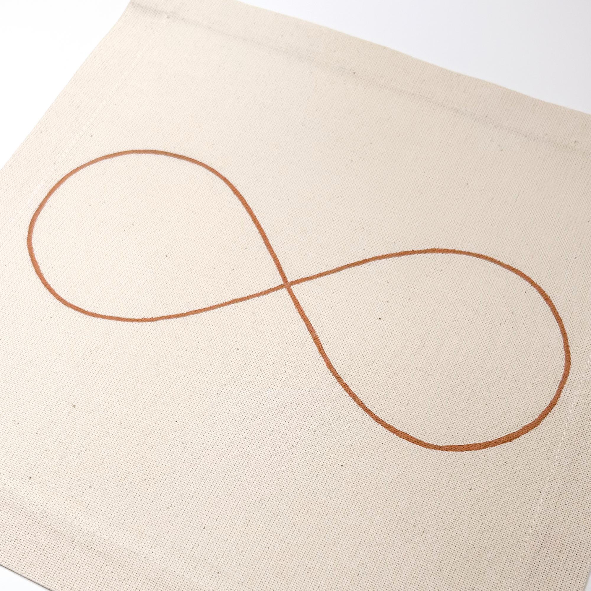 Коврик для работы с кристаллической решеткой - Бесконечность - Охра