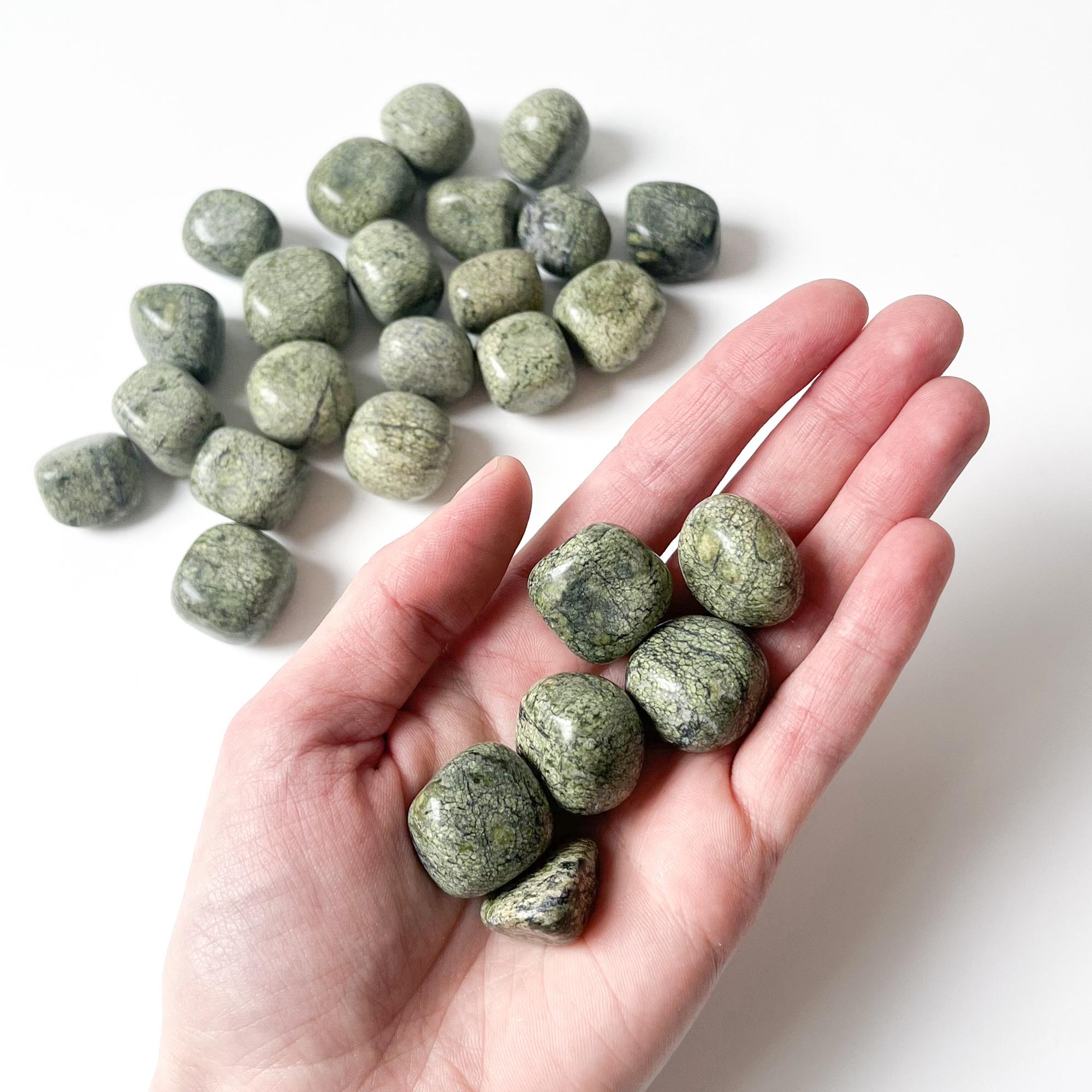 Змеевик - галтовка