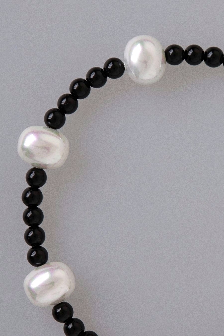 колье из агата и жемчуга