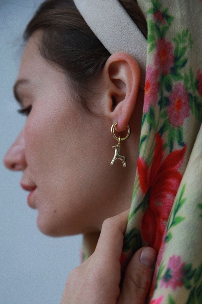 Моносерьга лошадь