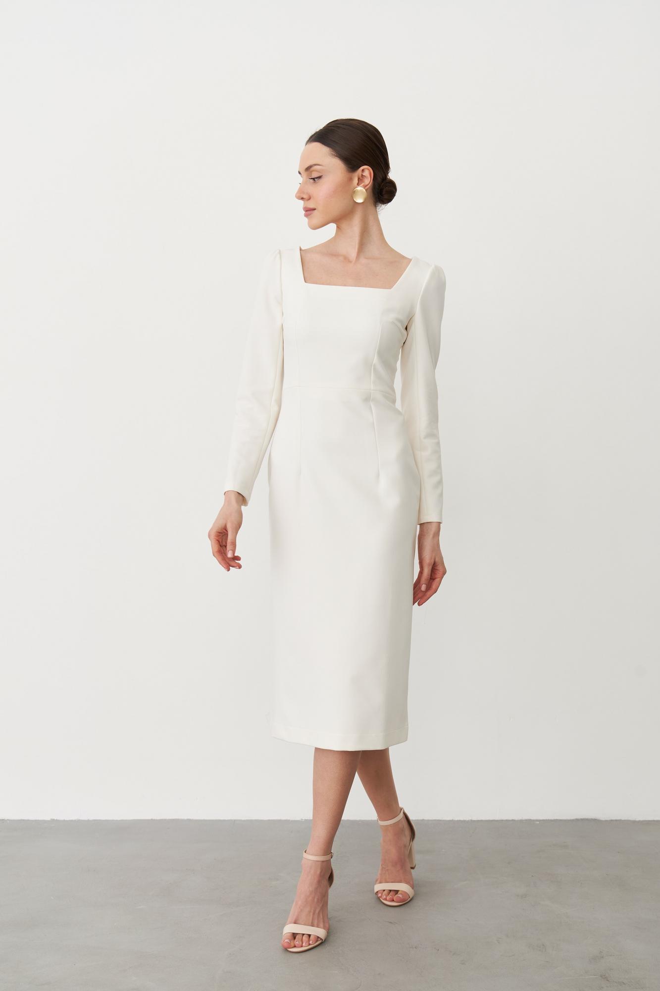 Платье Тильда в молочном цвете