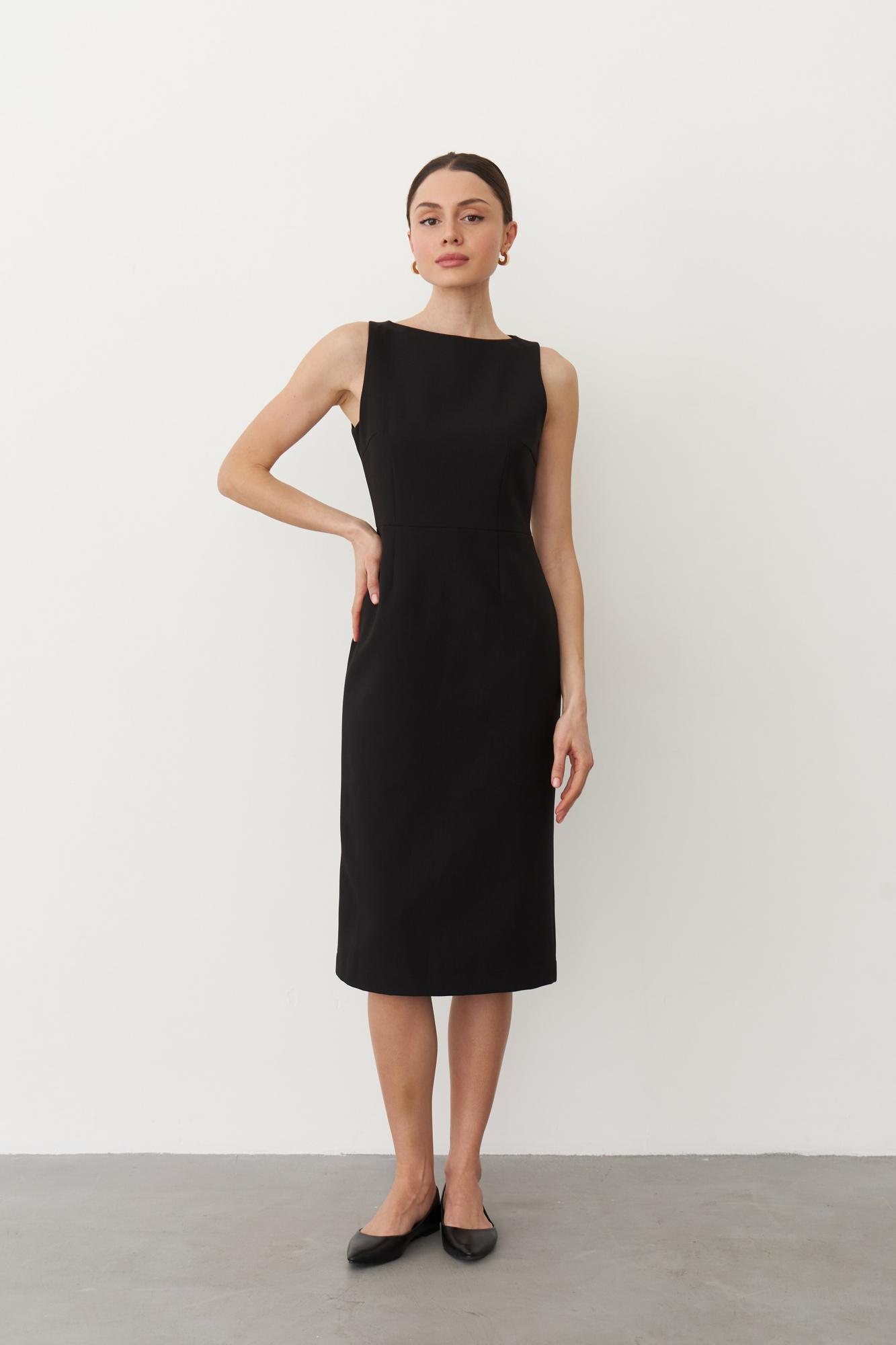 Платье Одри в черном цвете