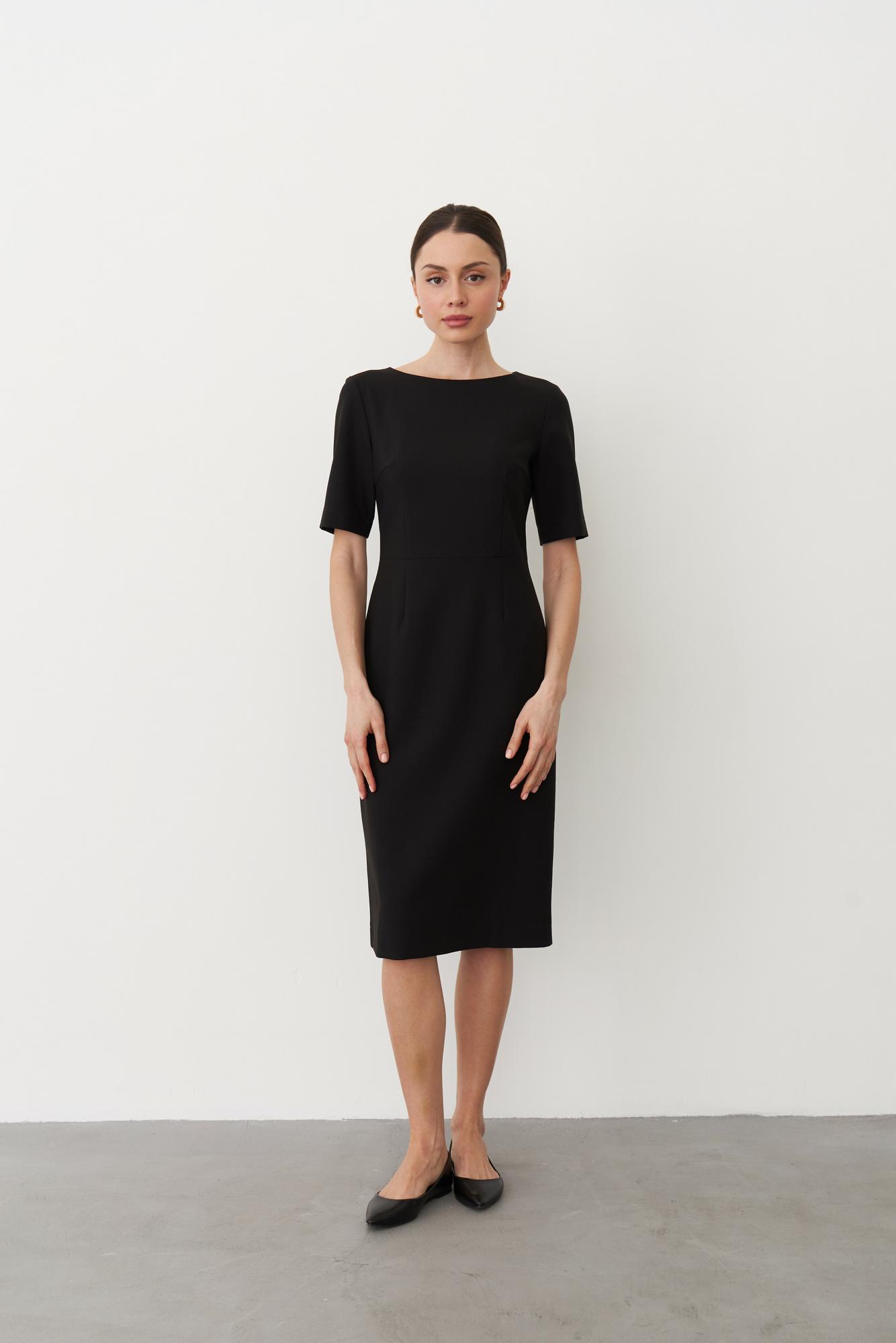 Платье Клео в черном цвете