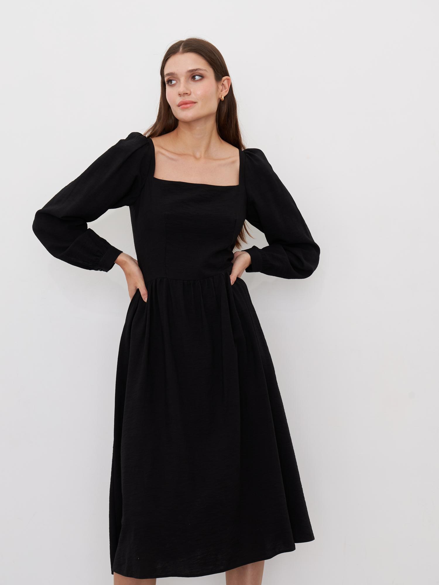 Платье Лилиан в чёрном цвете