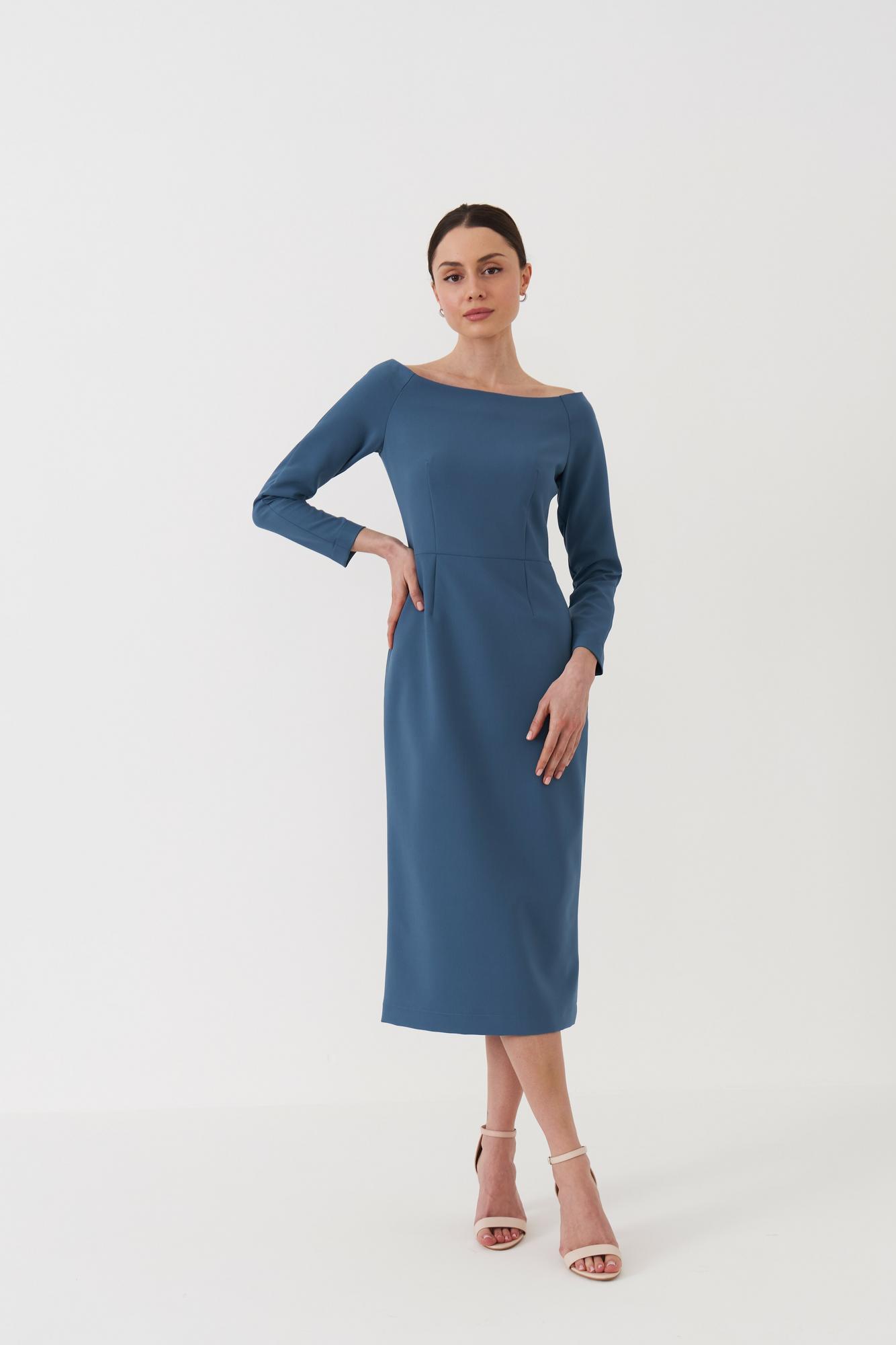 Платье Маргарет в синем цвете