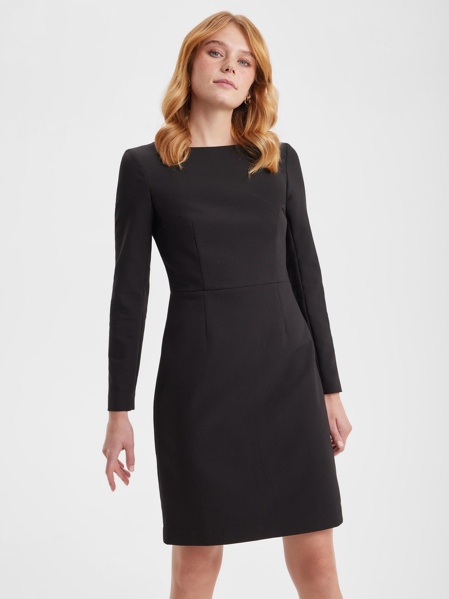 Платье Шарлотт-мини в черном цвете