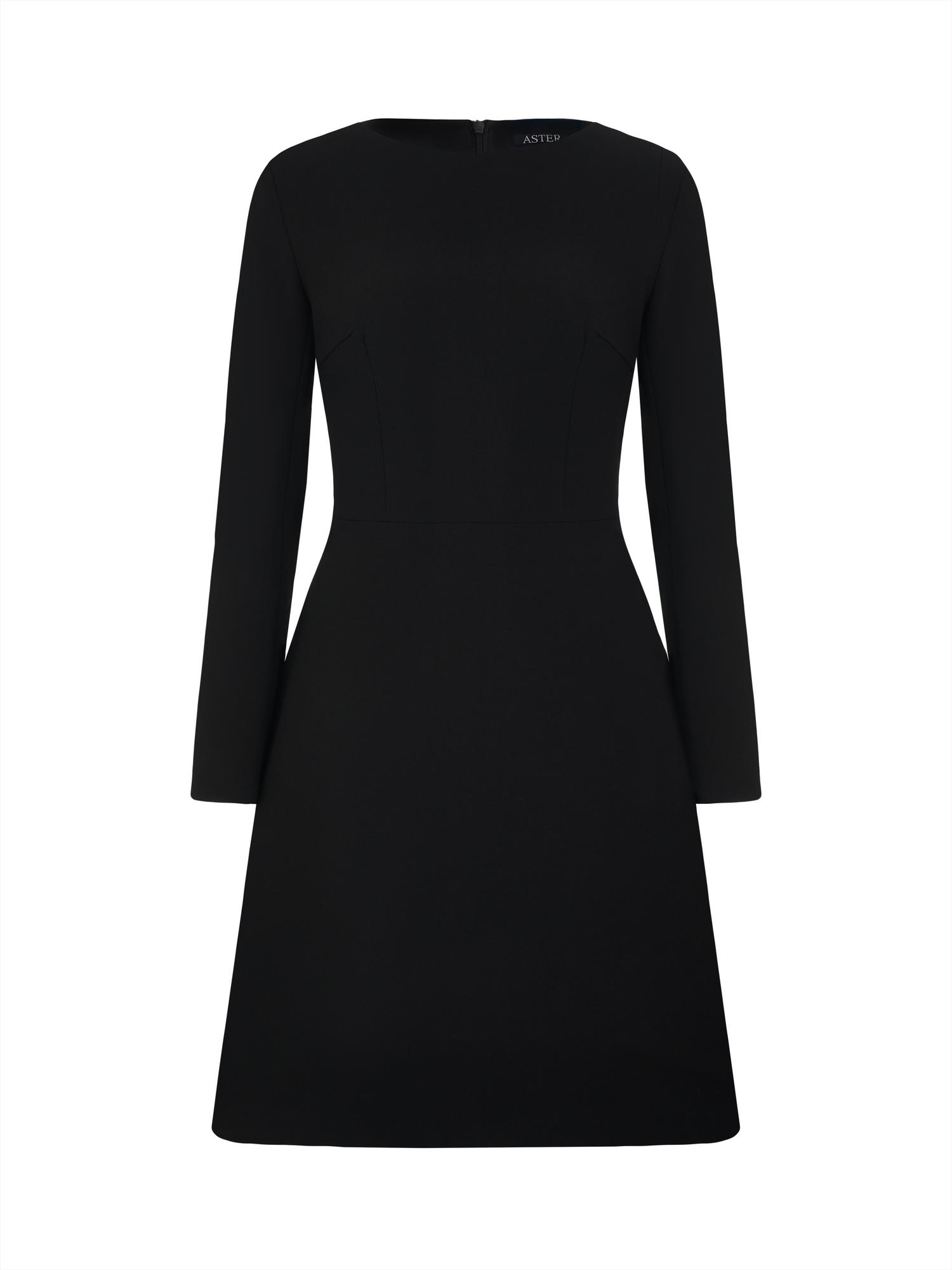 Платье Клаудия в черном цвете