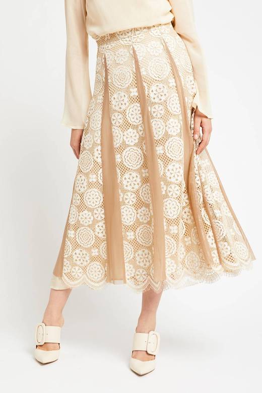 OTTOD'AME Юбка из клиньев + шитьё