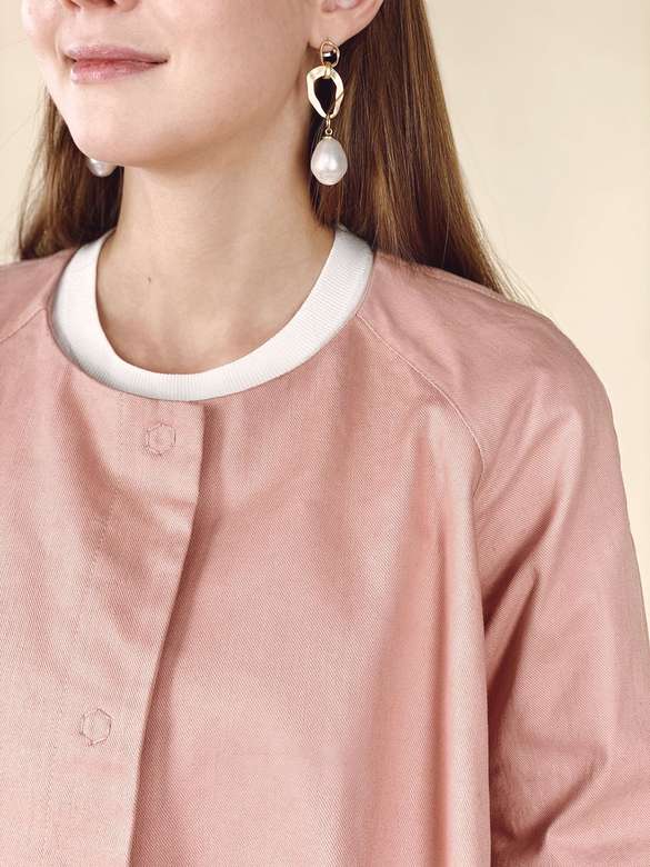 SOHO DE LUXE Куртка из хлопка А-силуэта