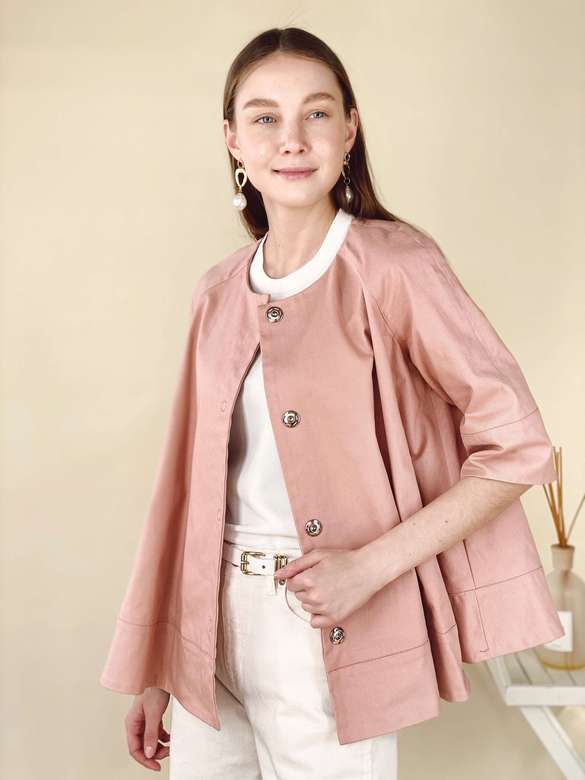 SOHO DE LUXE Куртка из хлопка А-силуэта