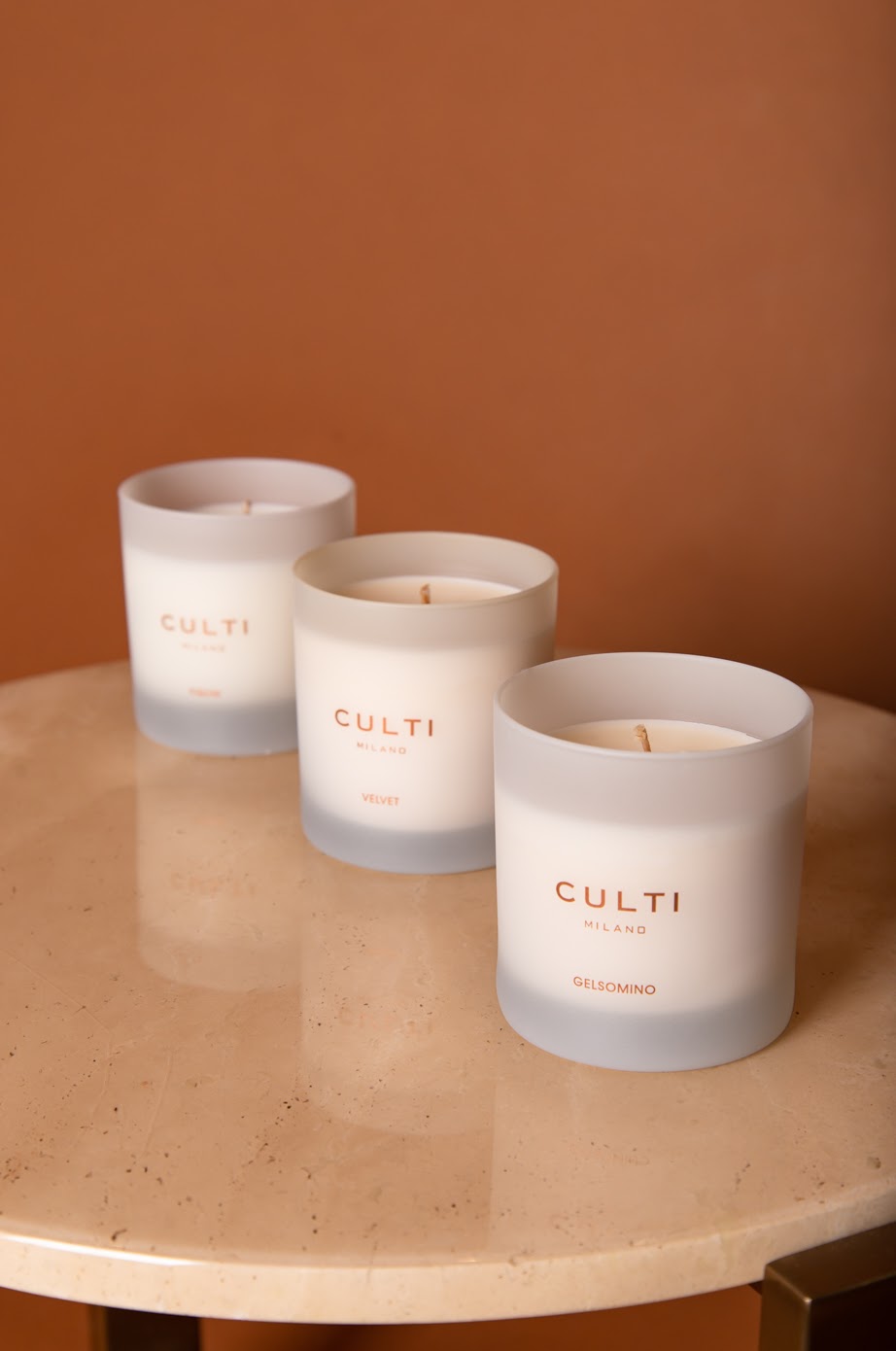 CULTI Milano Ароматическая свеча с нотами жасмина GELSOMINO