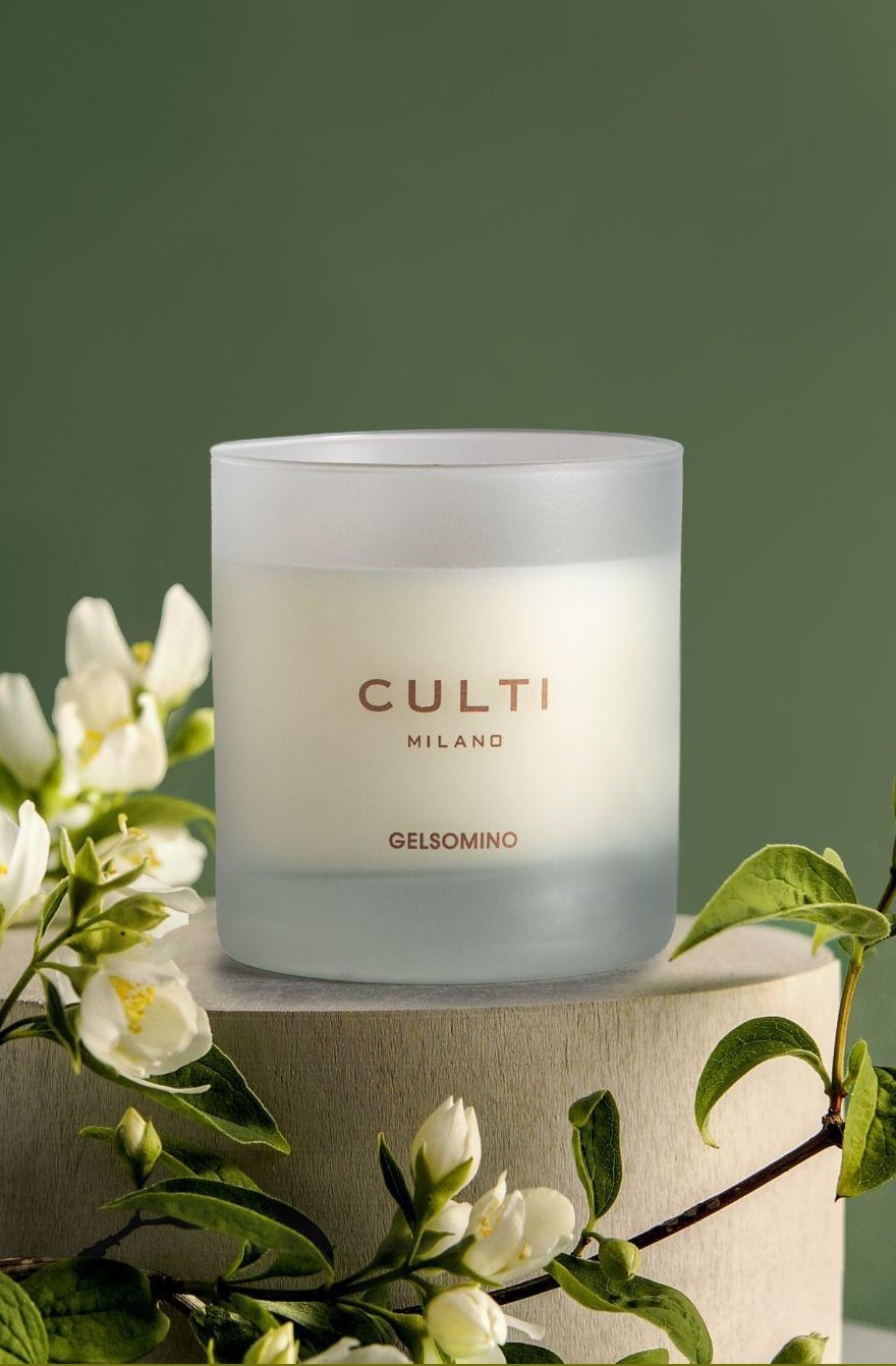 CULTI Milano Ароматическая свеча с нотами жасмина GELSOMINO
